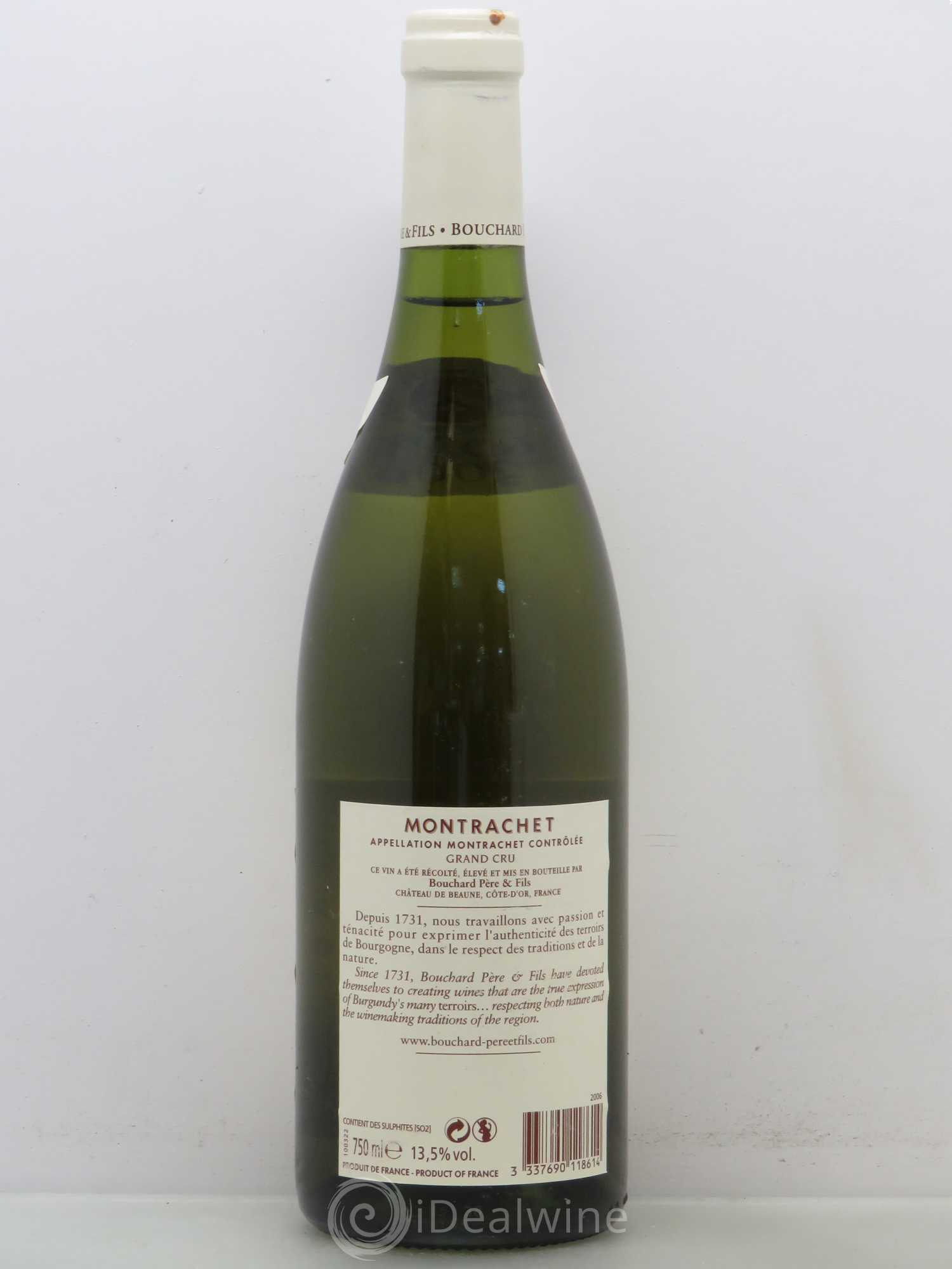 Montrachet Grand Cru Bouchard Père & Fils 2006 - Lot de 1 bouteille - 1