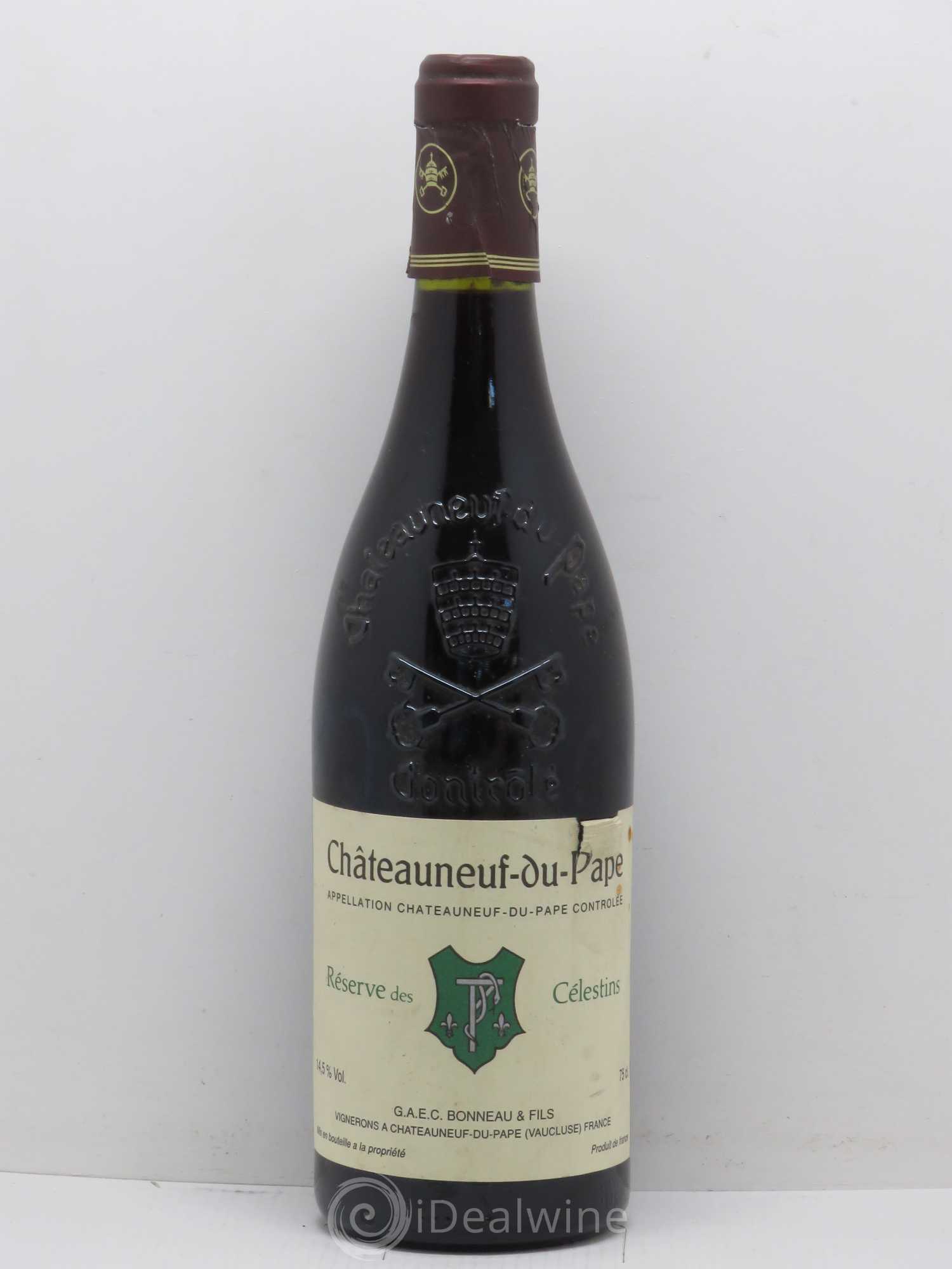 Châteauneuf-du-Pape Réserve des Célestins Henri Bonneau & Fils Supposé 1992 - Lot de 1 bouteille - 0