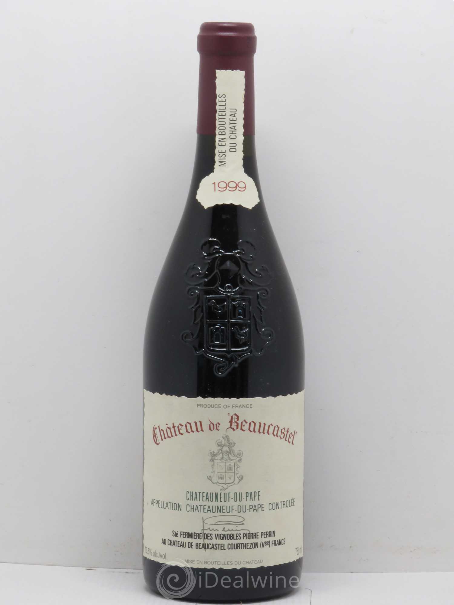 Châteauneuf-du-Pape Château de Beaucastel Famille Perrin 1999 - Lot de 1 bouteille - 0