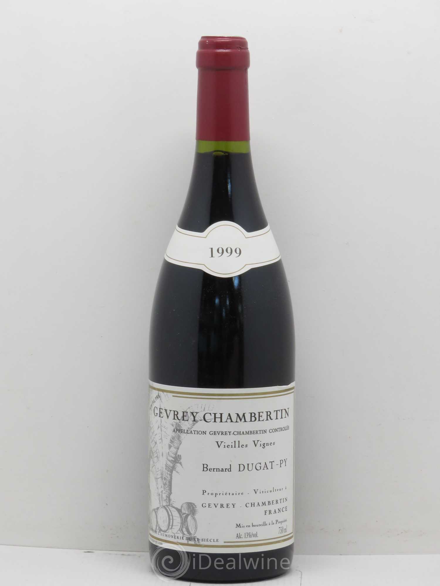 Gevrey-Chambertin Vieilles Vignes Dugat-Py 1999 - Lot de 1 bouteille - 0