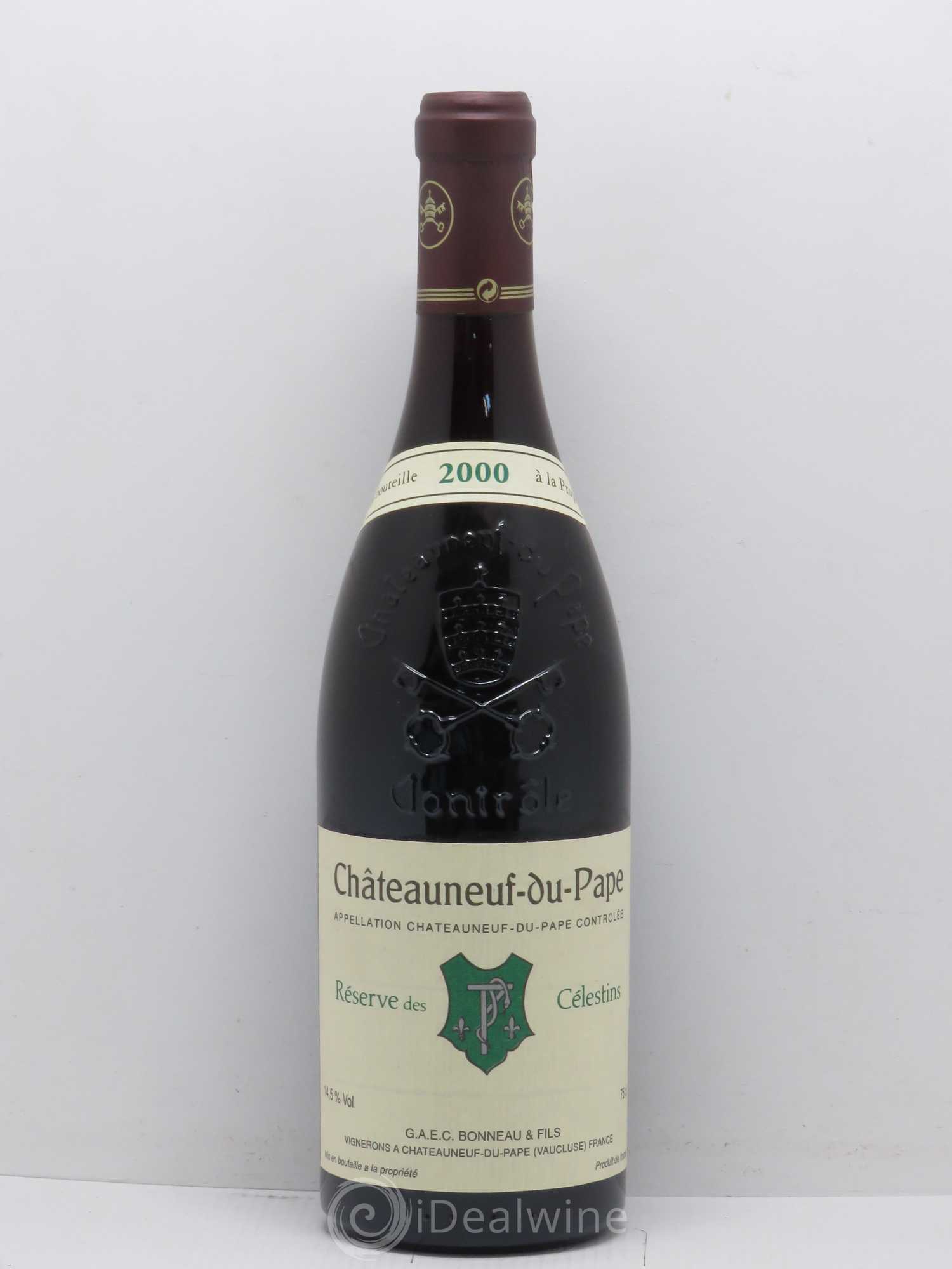 Châteauneuf-du-Pape Réserve des Célestins Henri Bonneau & Fils 2000 - Lot de 1 bouteille - 0