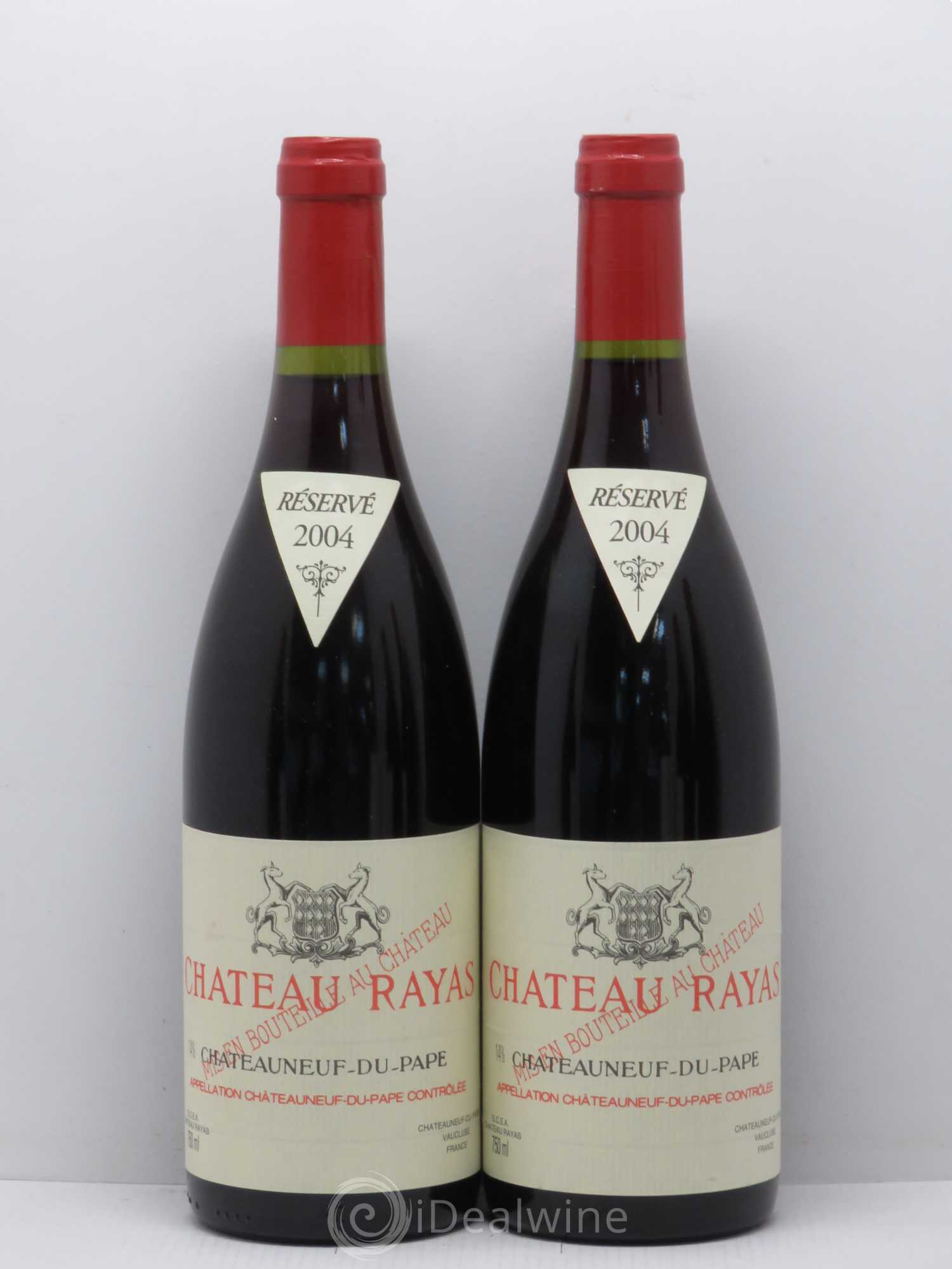 Châteauneuf-du-Pape Château Rayas Emmanuel Reynaud 2004 - Lot de 2 bouteilles - 0
