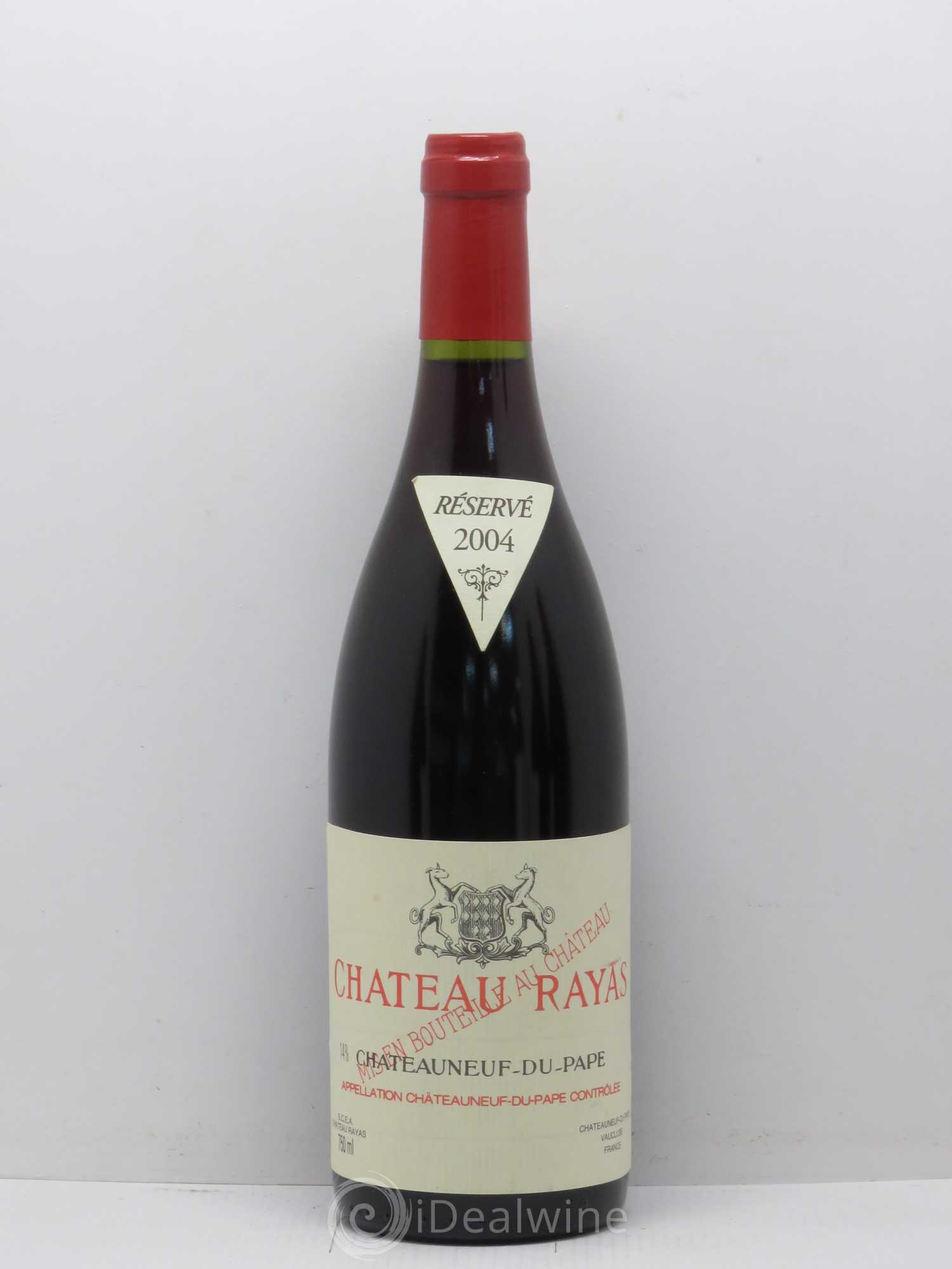 Châteauneuf-du-Pape Château Rayas Emmanuel Reynaud 2004 - Lot de 1 bouteille - 0