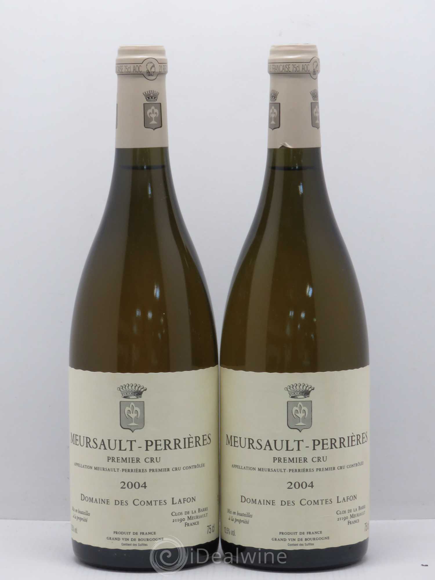 Meursault 1er Cru Perrières Comtes Lafon (Domaine des) 2004 - Lot de 2 bouteilles - 0