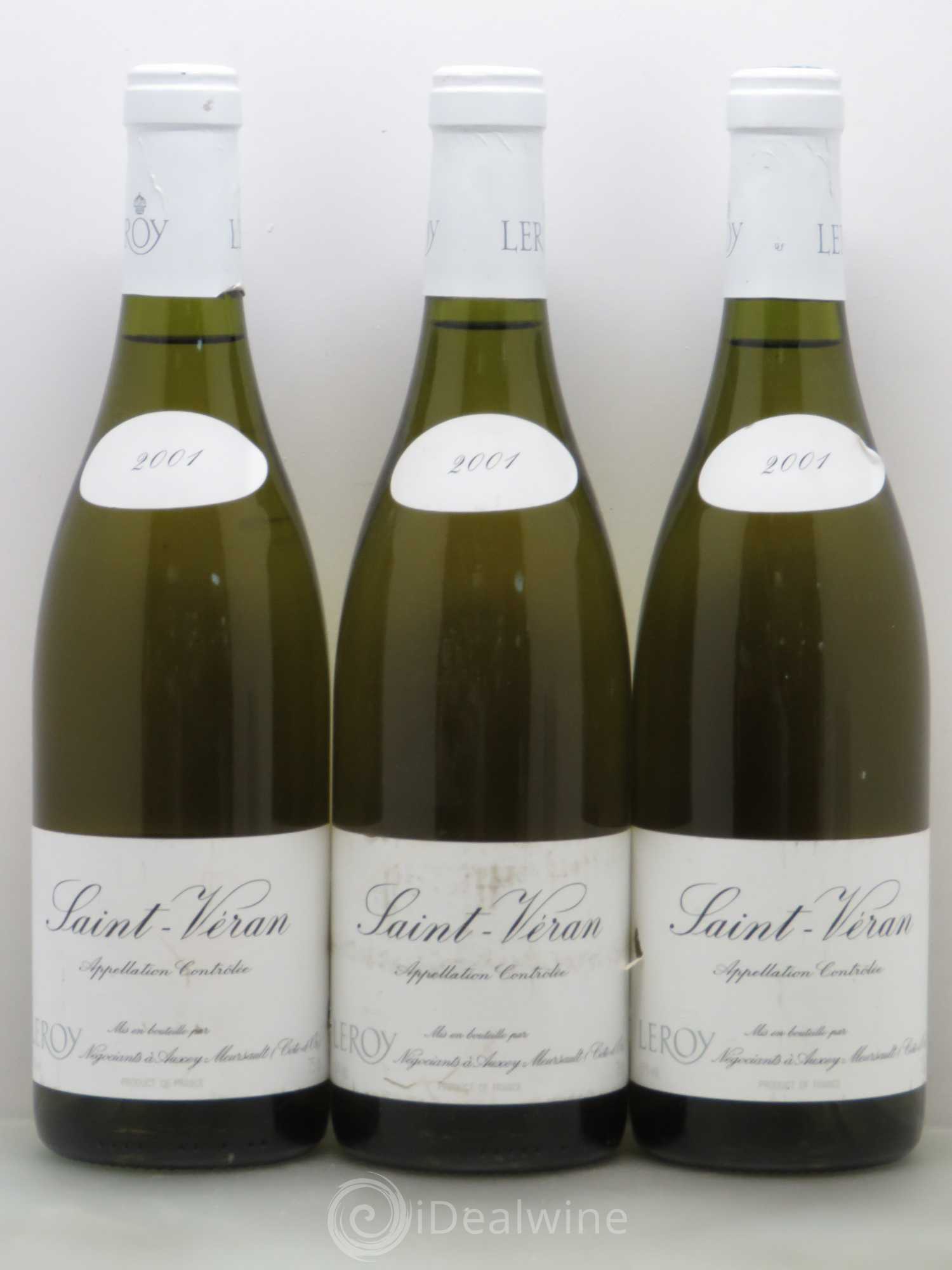 Saint-Véran Leroy 2001 - Posten von 6 Flaschen - 1