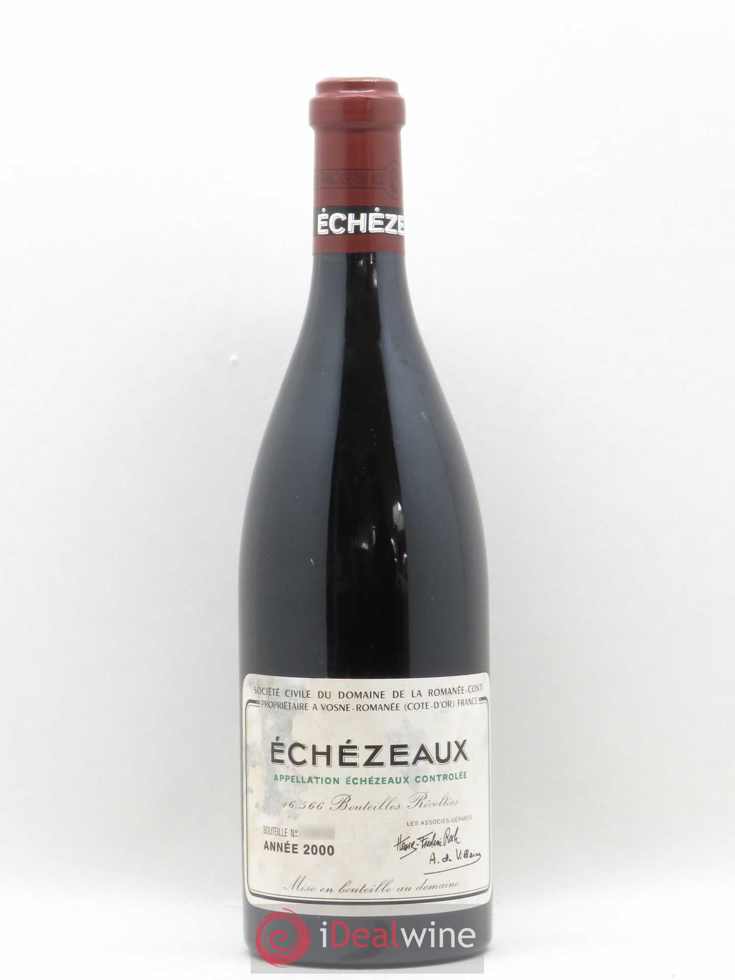 Echezeaux Grand Cru Domaine de la Romanée-Conti 2000 - Lot de 1 bouteille - 0