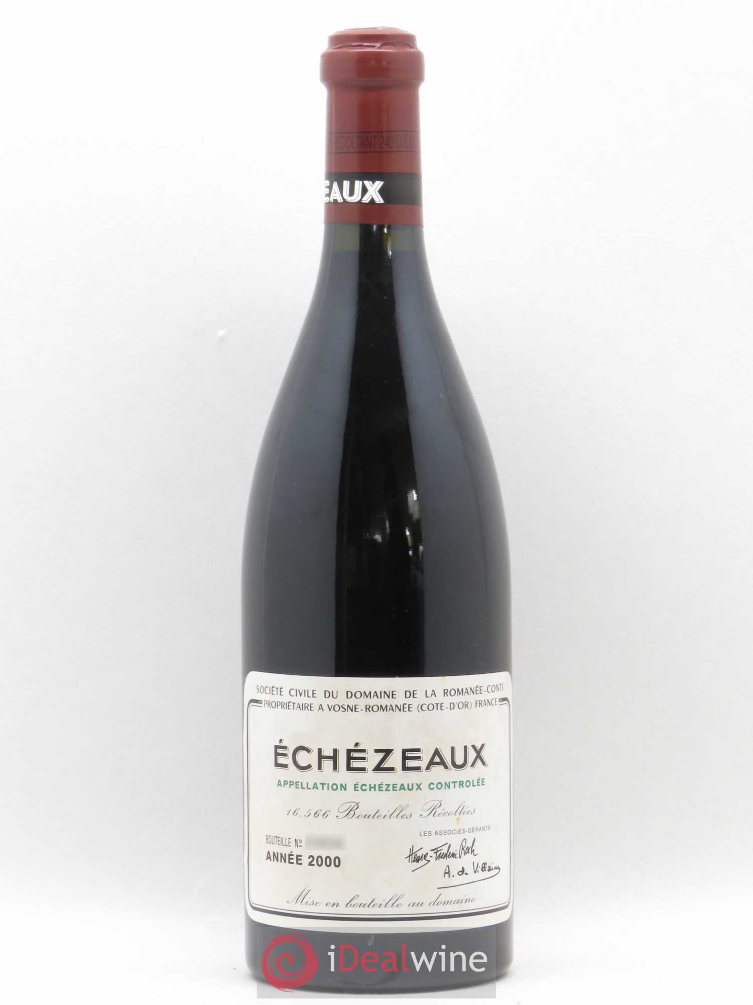 Echezeaux Grand Cru Domaine de la Romanée-Conti 2000 - Lot de 1 bouteille - 0