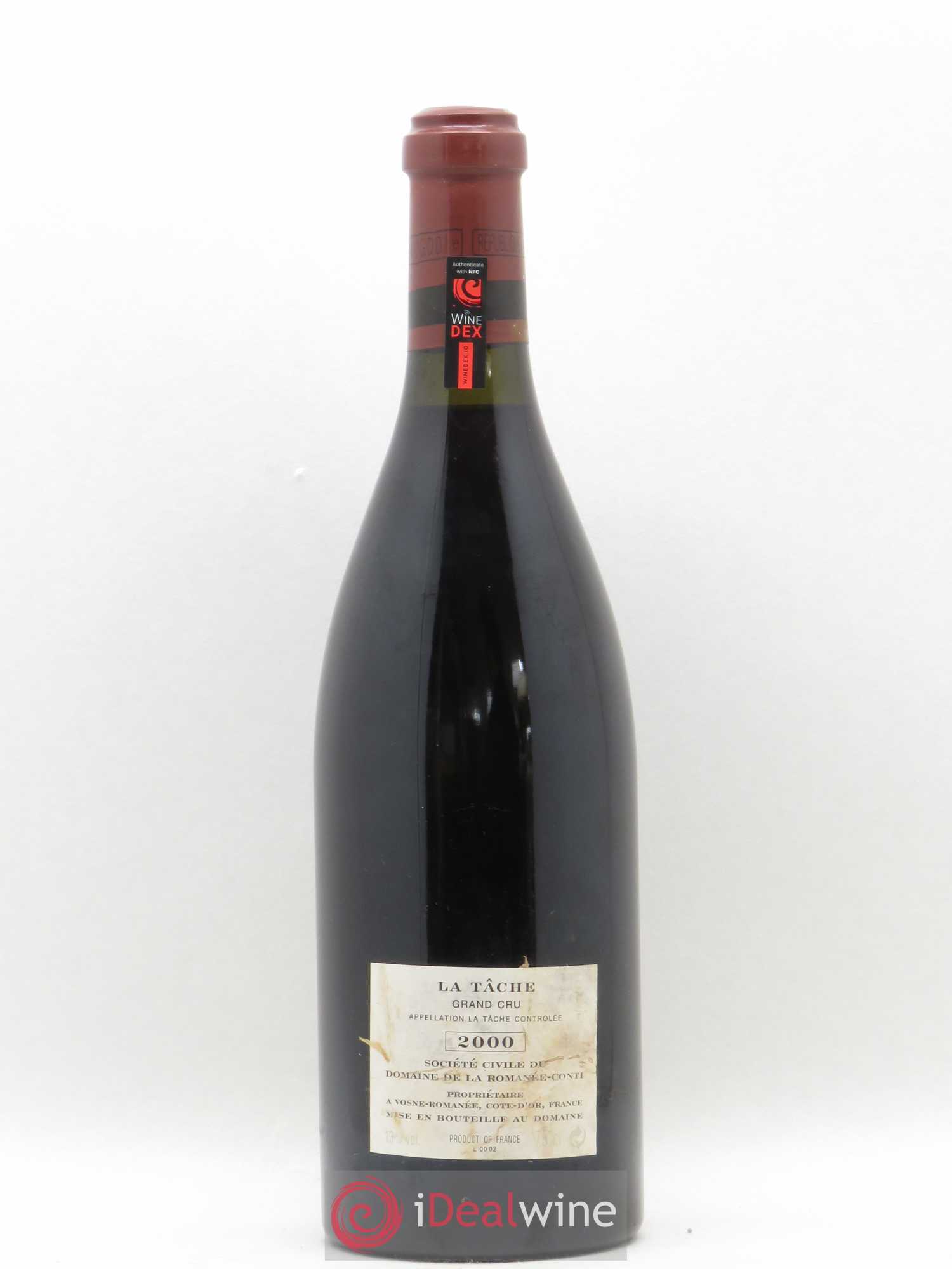 La Tâche Grand Cru Domaine de la Romanée-Conti 2000 - Lot de 1 bouteille - 1