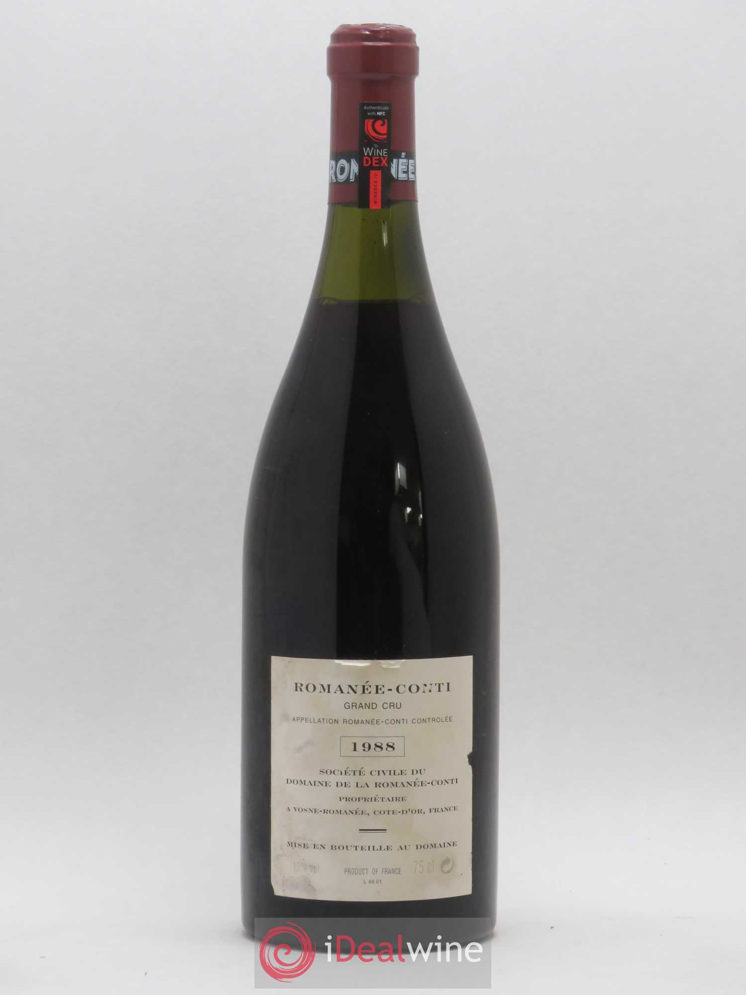 Romanée-Conti Grand Cru Domaine de la Romanée-Conti 1988 - Lot de 1 bouteille - 1