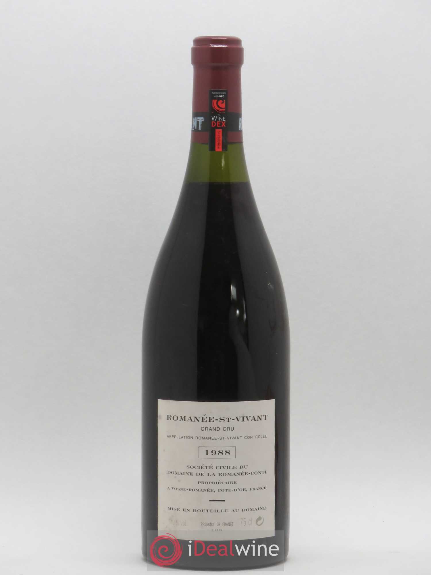 Romanée-Saint-Vivant Grand Cru Domaine de la Romanée-Conti 1988 - Lot de 1 bouteille - 1