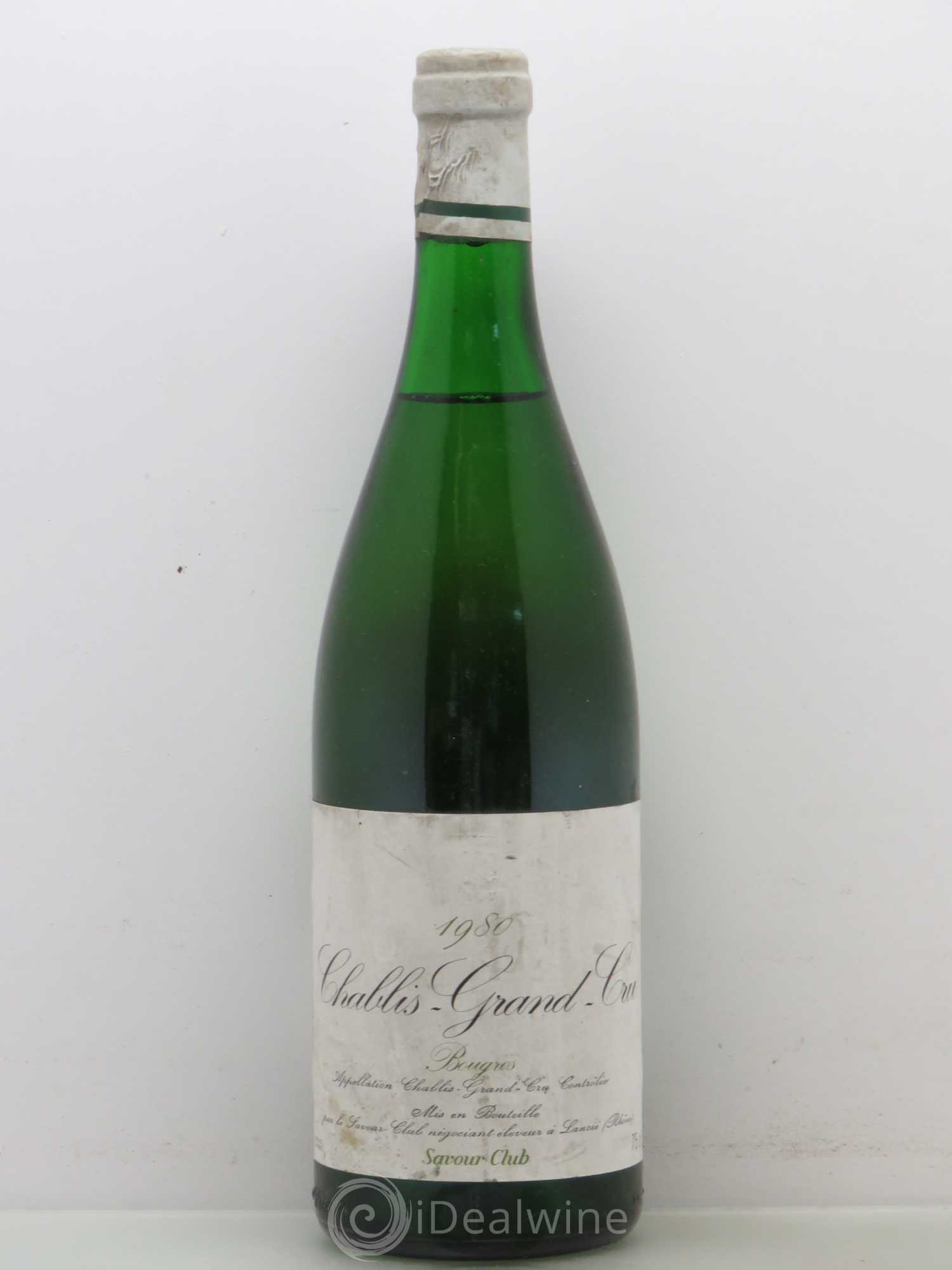 Chablis Grand Cru Bougros - Savour Club 1980 - Posten von 1 Flasche - 0