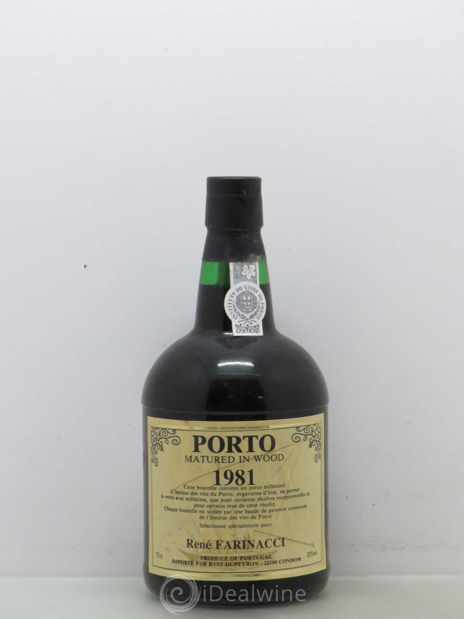 Porto Matured in wood - R Farinacci 1981 - Lot de 1 bouteille - 0