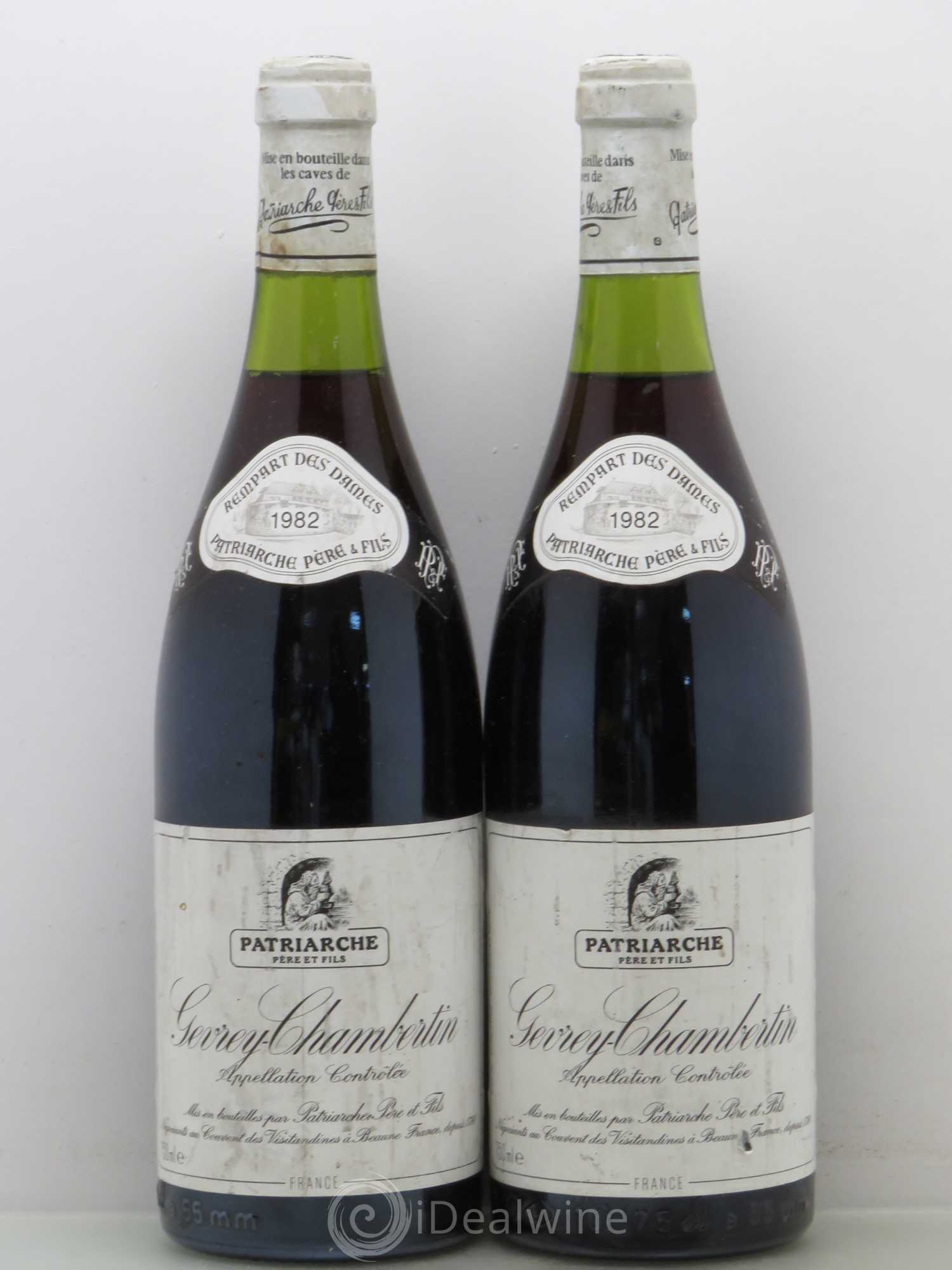Gevrey-Chambertin Patriarche Père et Fils 1982 - Posten von 2 Flaschen - 0