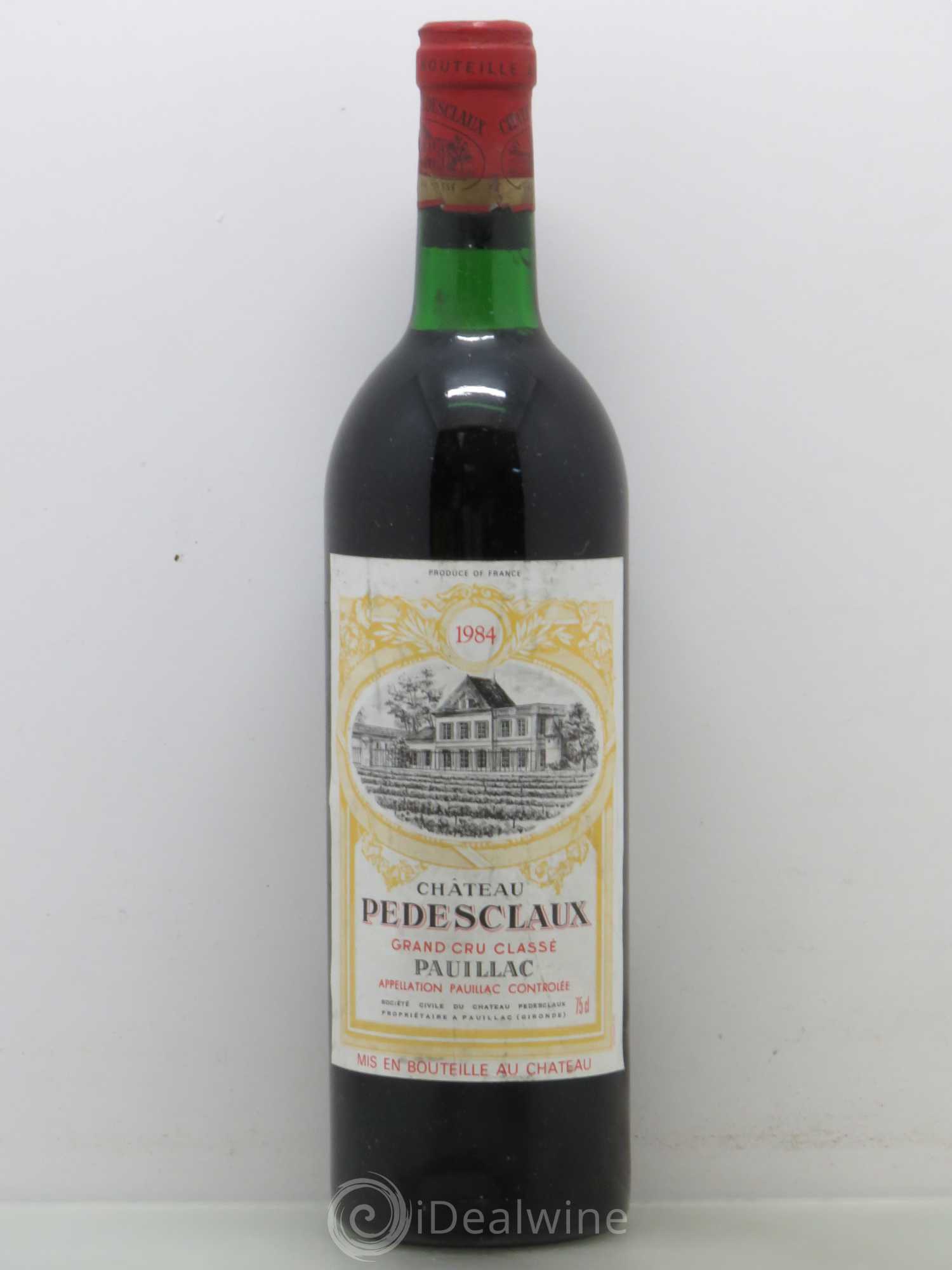 Château Pedesclaux 5ème Grand Cru Classé 1984 - Lot de 1 bouteille - 0