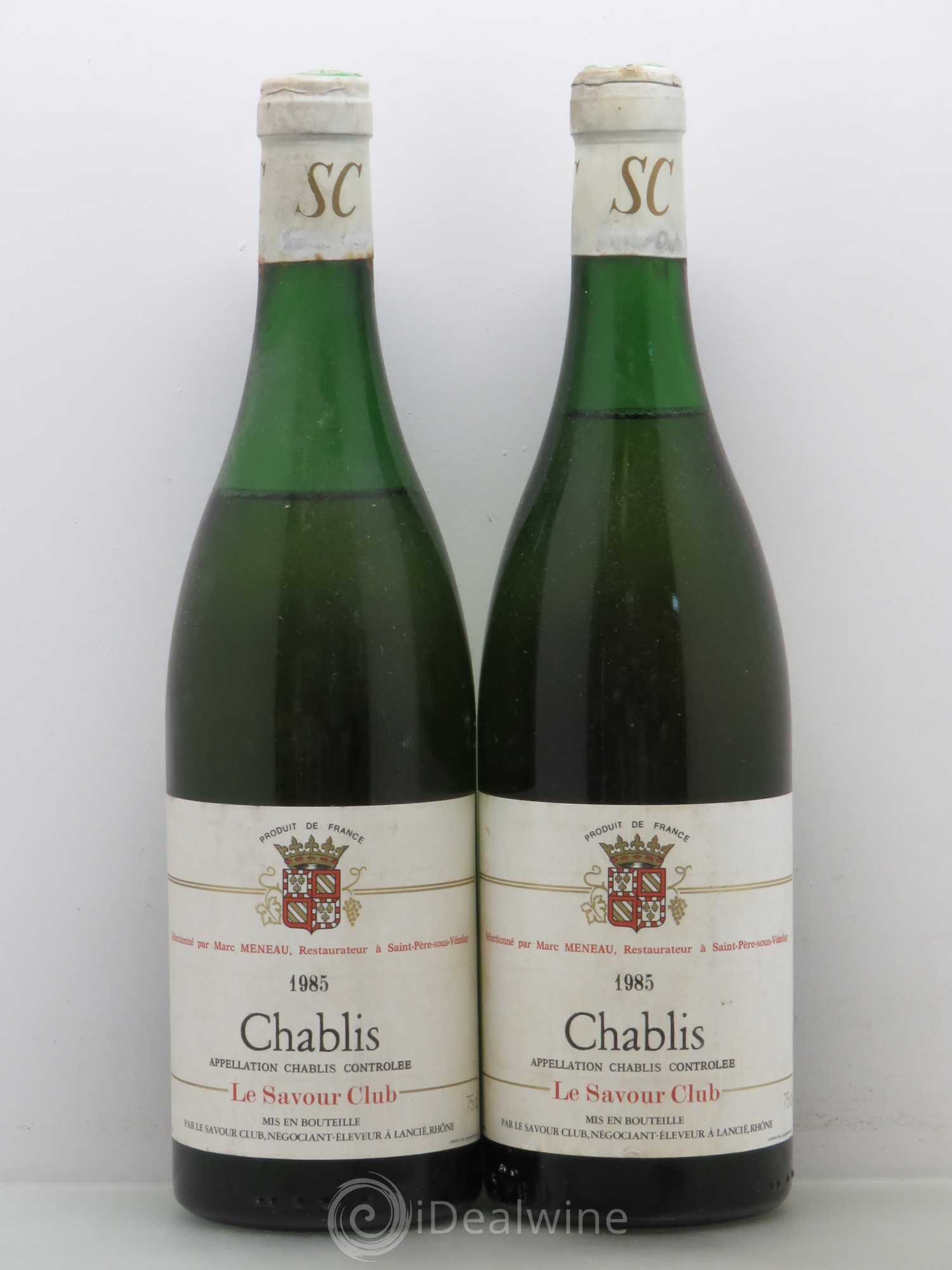 Chablis Savour Club (sans prix de réserve) 1985 - Posten von 2 Flaschen - 0