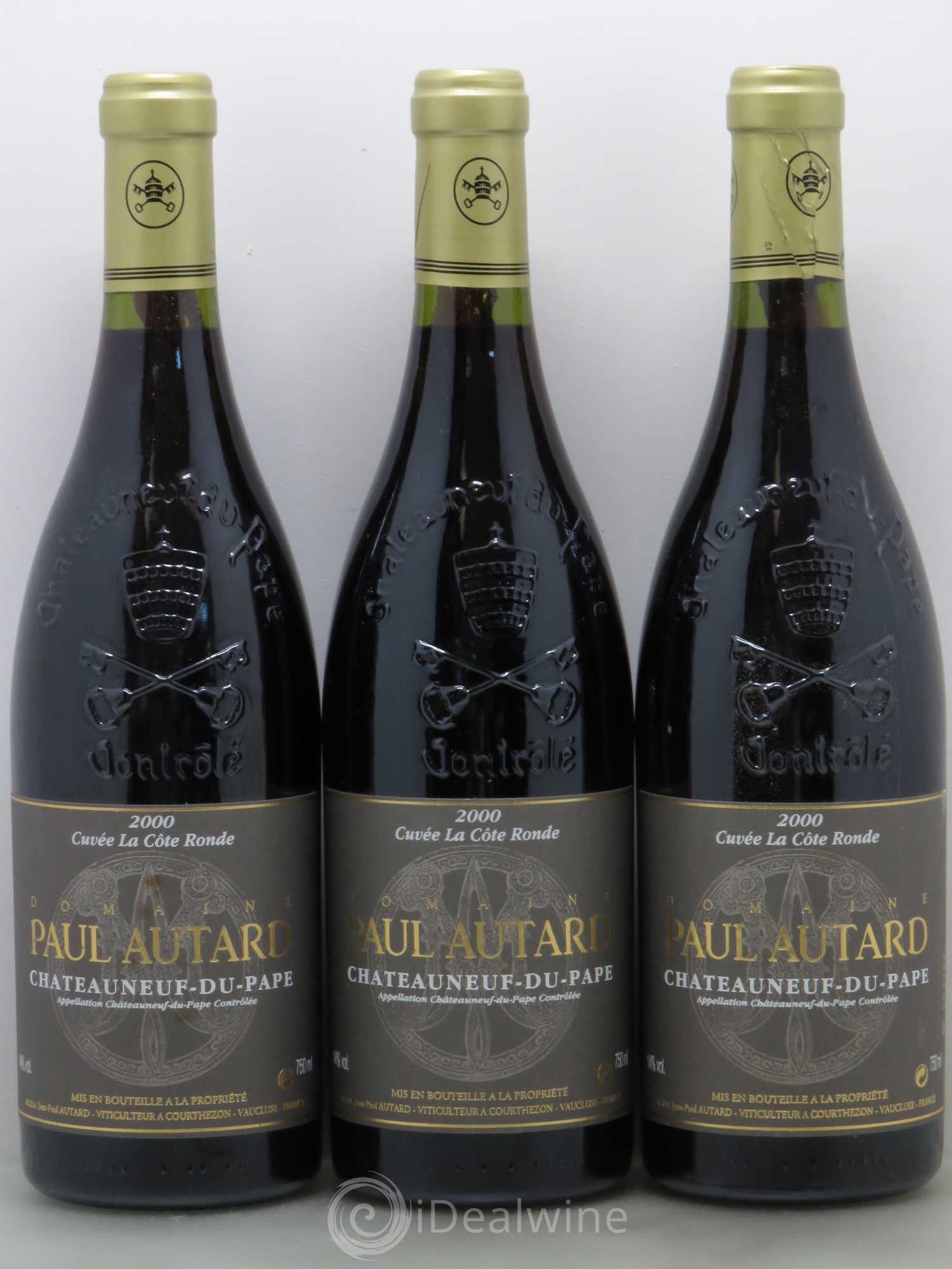 Châteauneuf-du-Pape Domaine Paul Autard La Côte Ronde Jean-Paul Autard 2000 - Lot of 6 bottles - 2