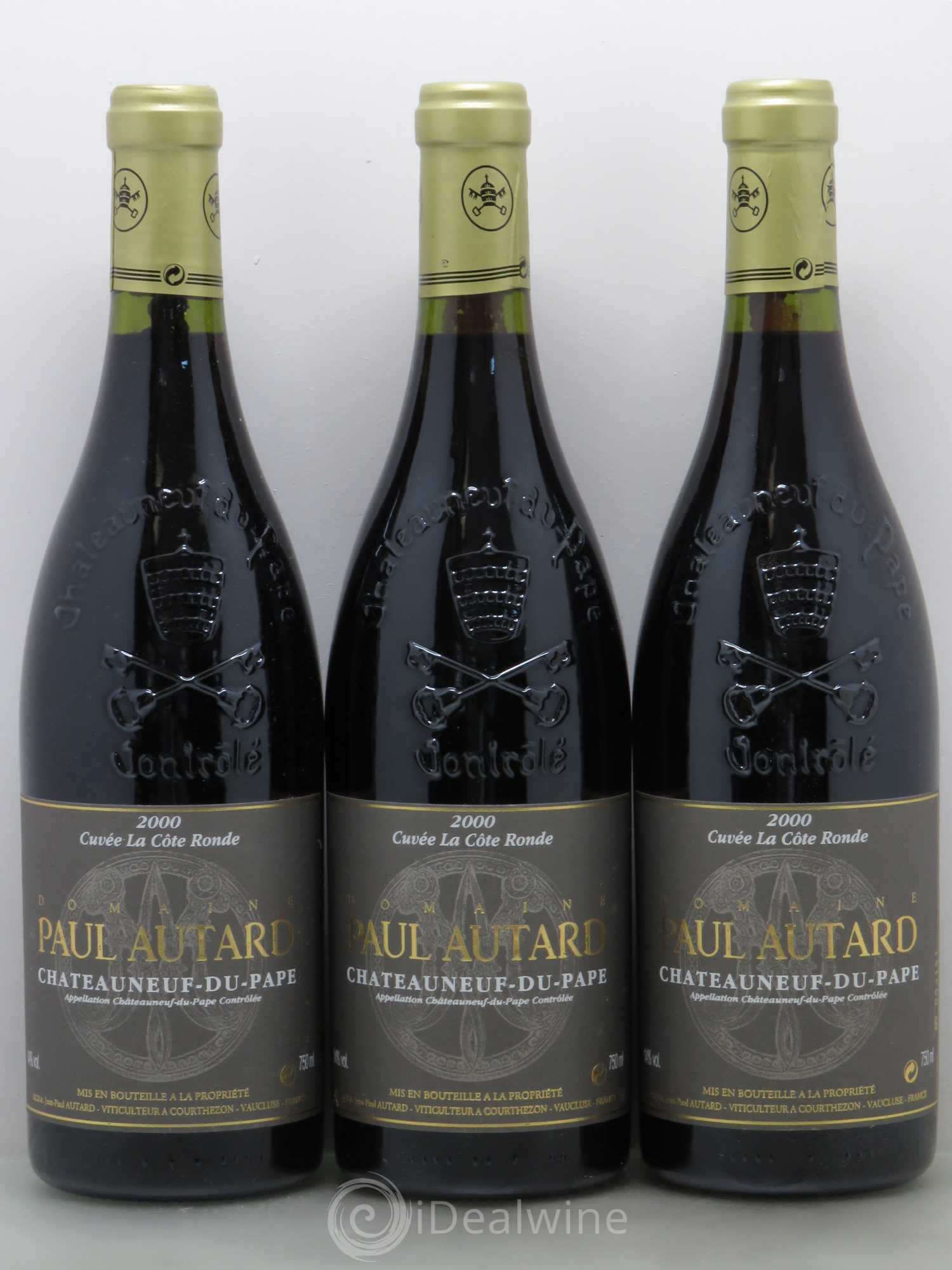 Châteauneuf-du-Pape Domaine Paul Autard La Côte Ronde Jean-Paul Autard 2000 - Lot de 6 bouteilles - 2