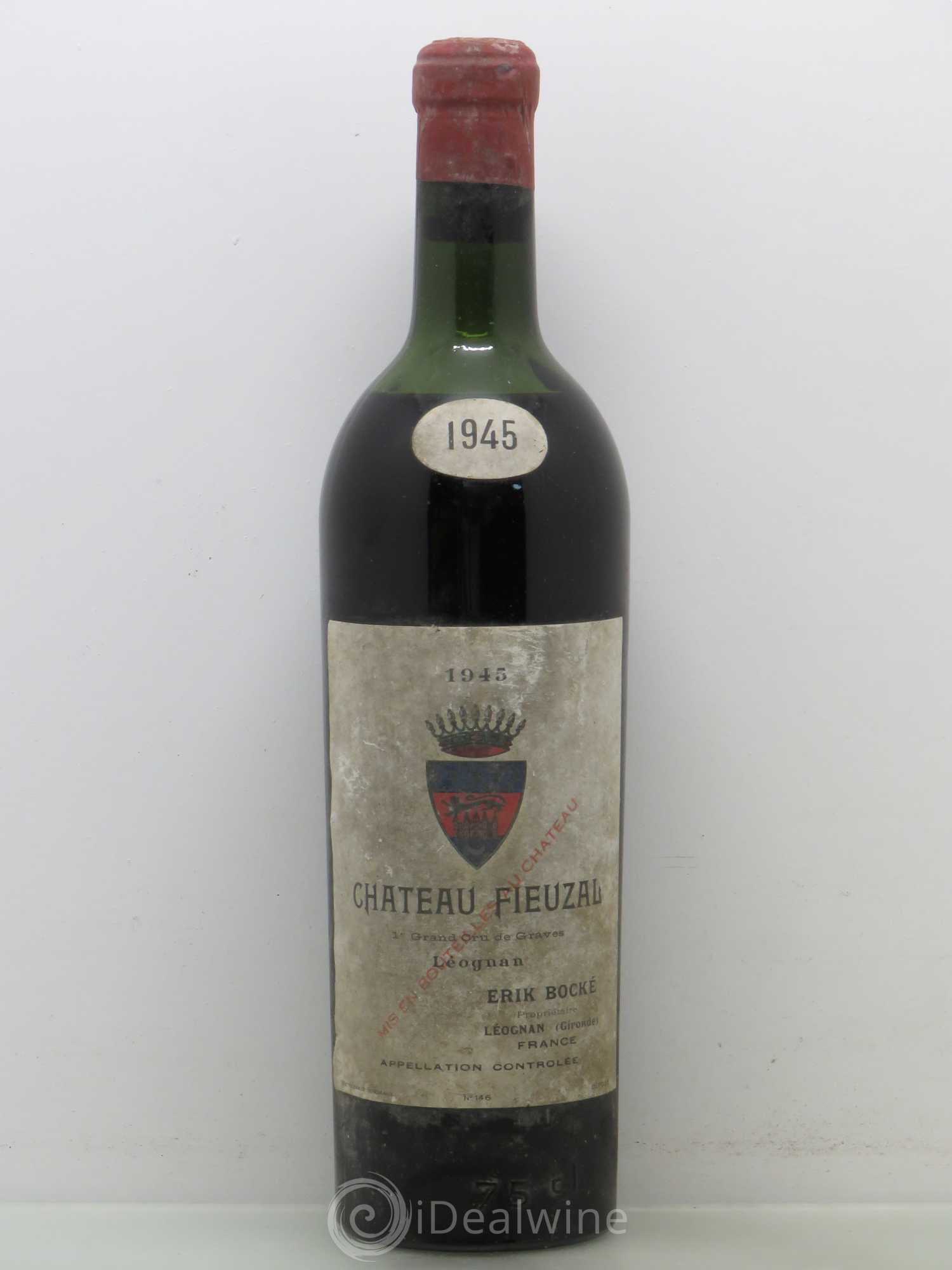 Château de Fieuzal Cru Classé de Graves 1945 - Lot de 1 bouteille - 0