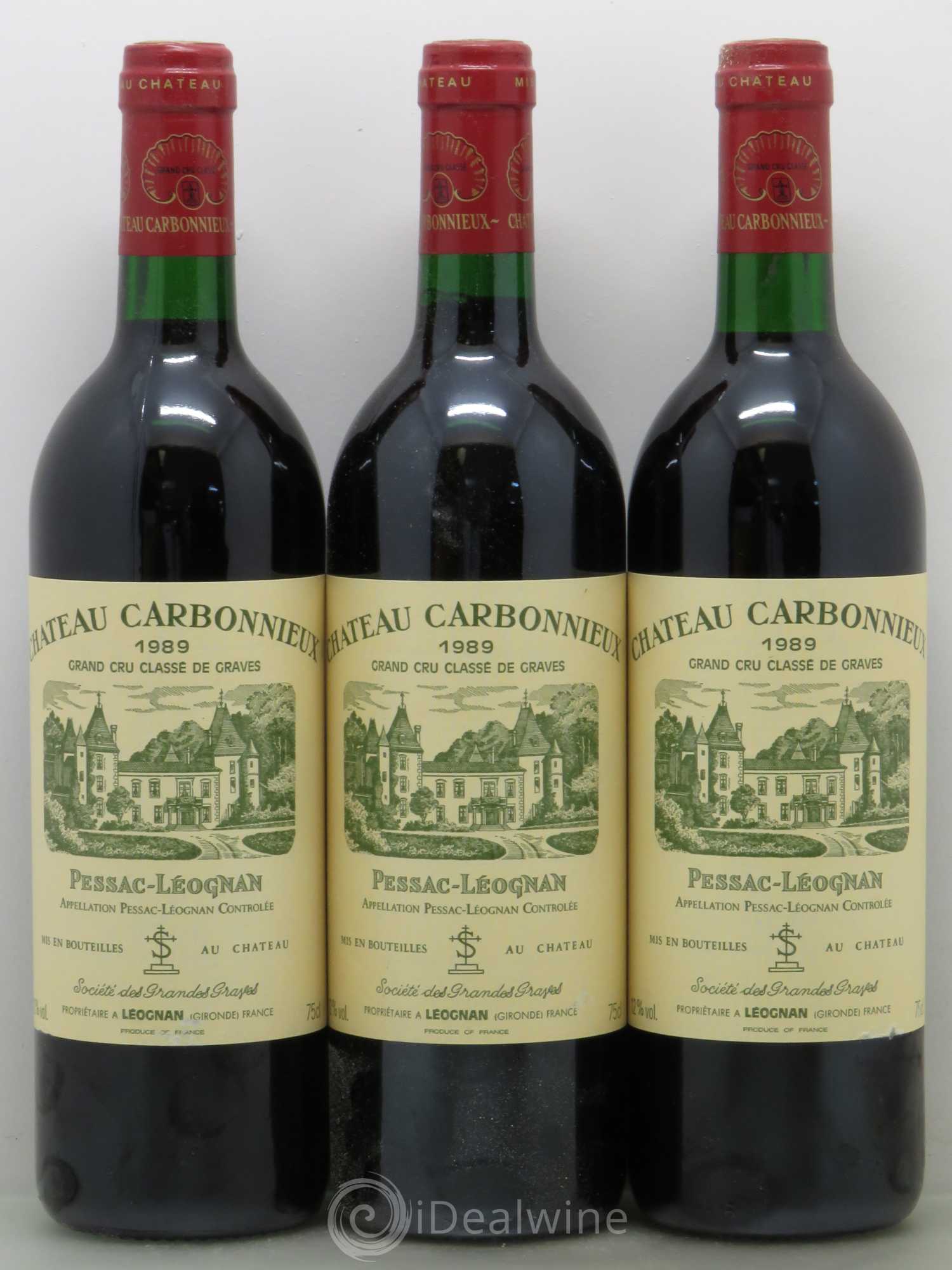 Château Carbonnieux Cru Classé de Graves 1989 - Lot de 12 bouteilles - 3