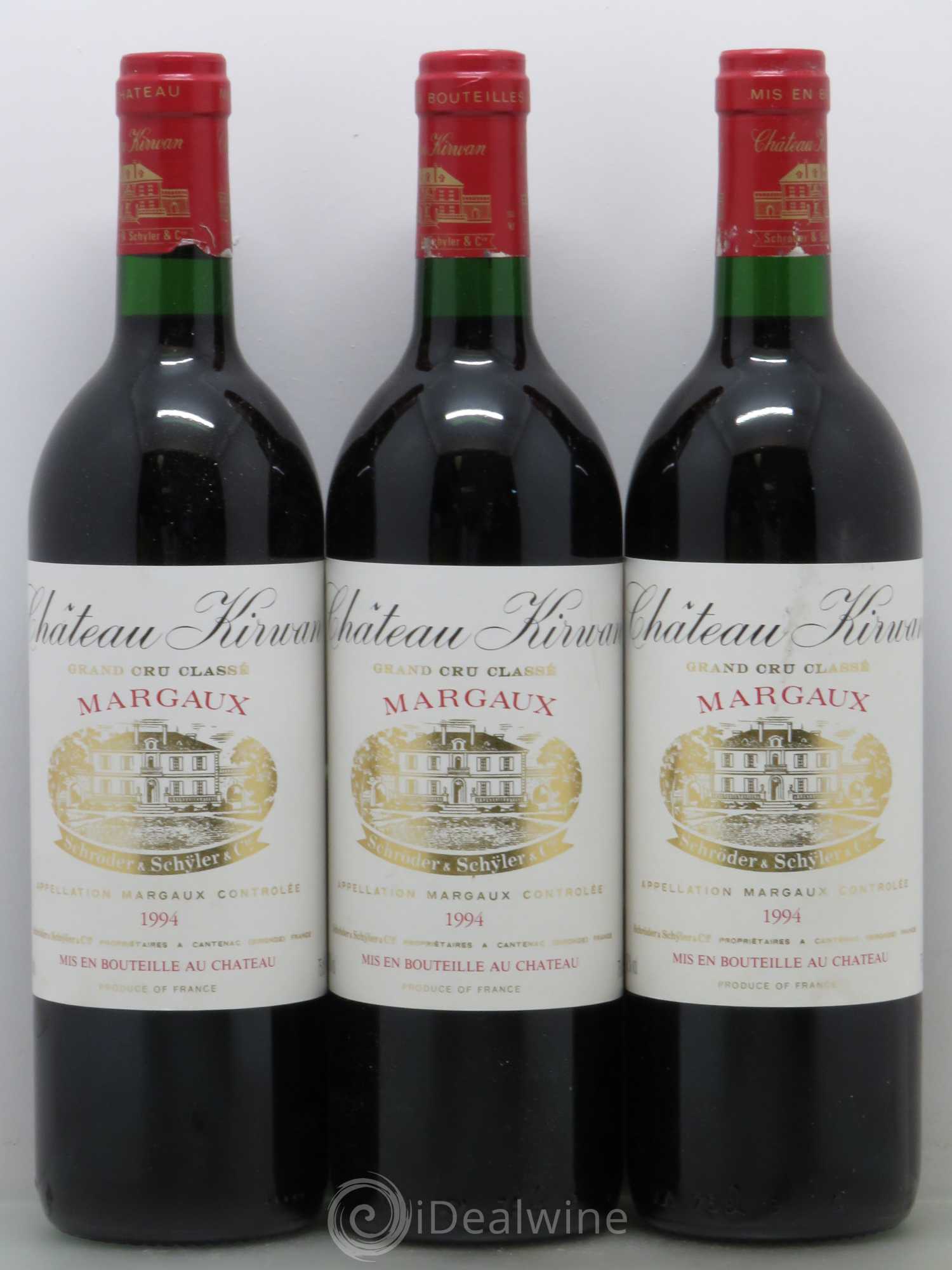Château Kirwan 3ème Grand Cru Classé 1994 - Lot de 6 bouteilles - 2