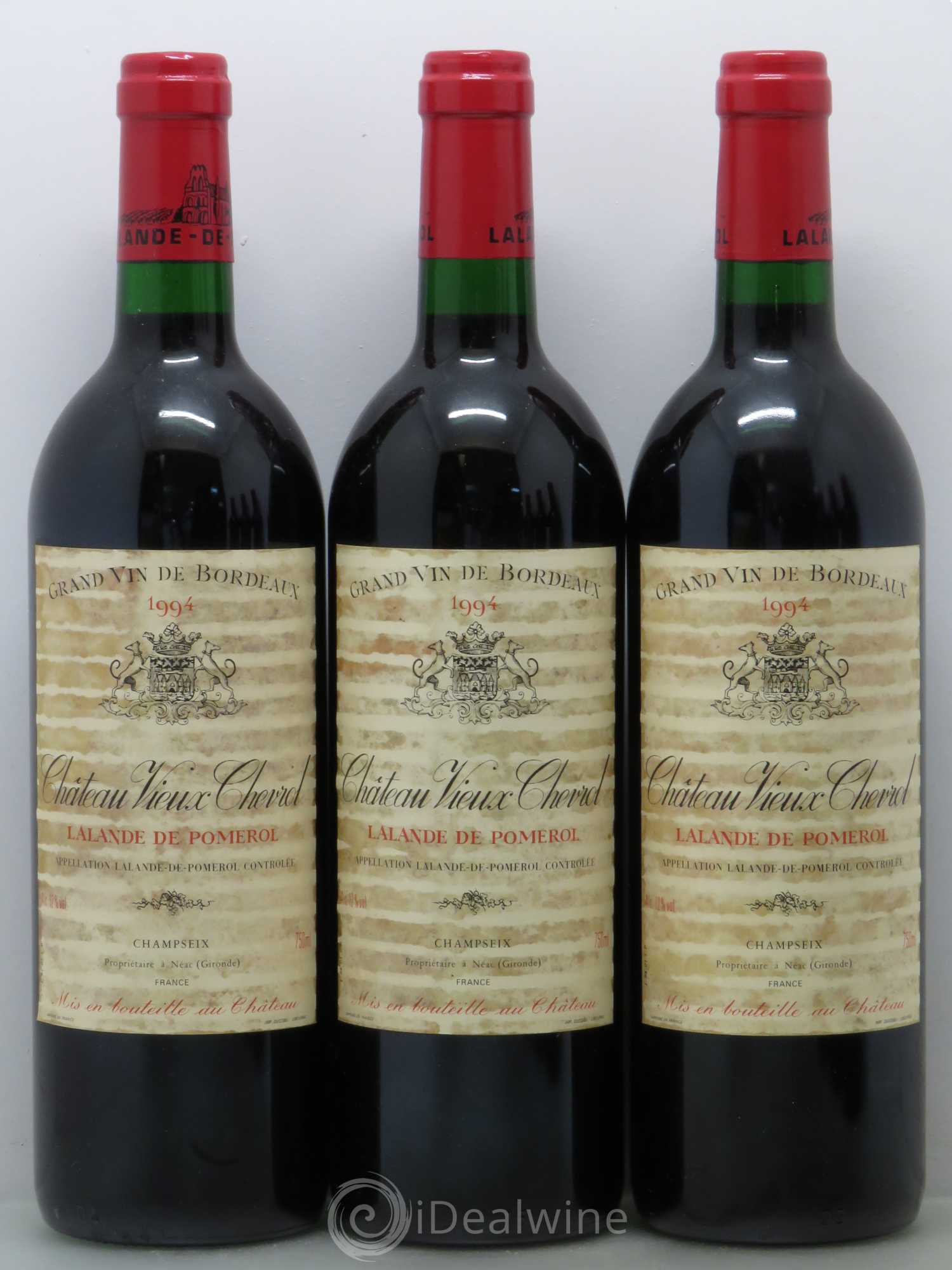 Bordeaux Vieux Chevrol 1994 - Posten von 12 Flaschen - 2