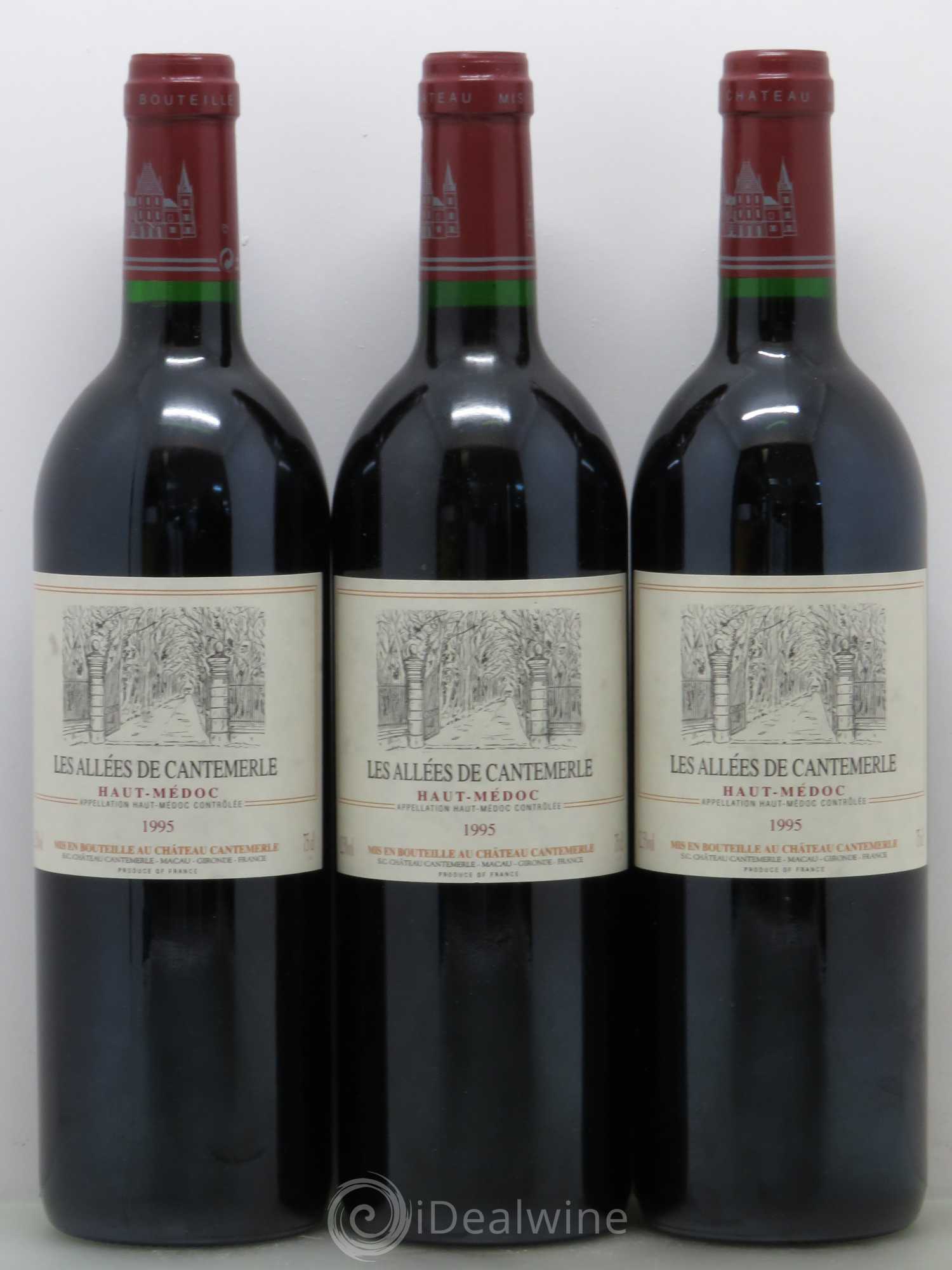 Allées de Cantemerle Second Vin 1995 - Lot de 12 bouteilles - 1