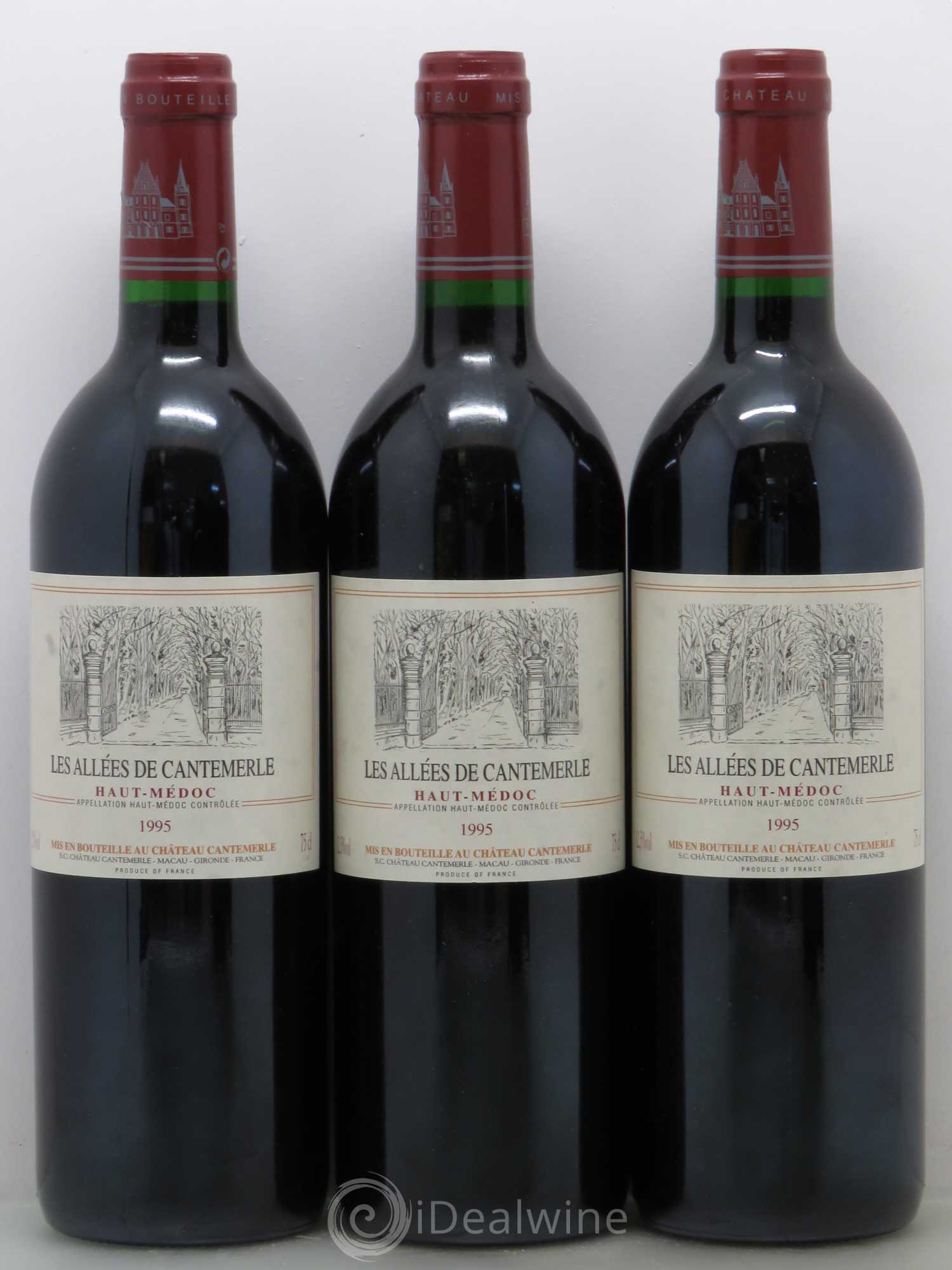 Allées de Cantemerle Second Vin 1995 - Lot de 12 bouteilles - 2