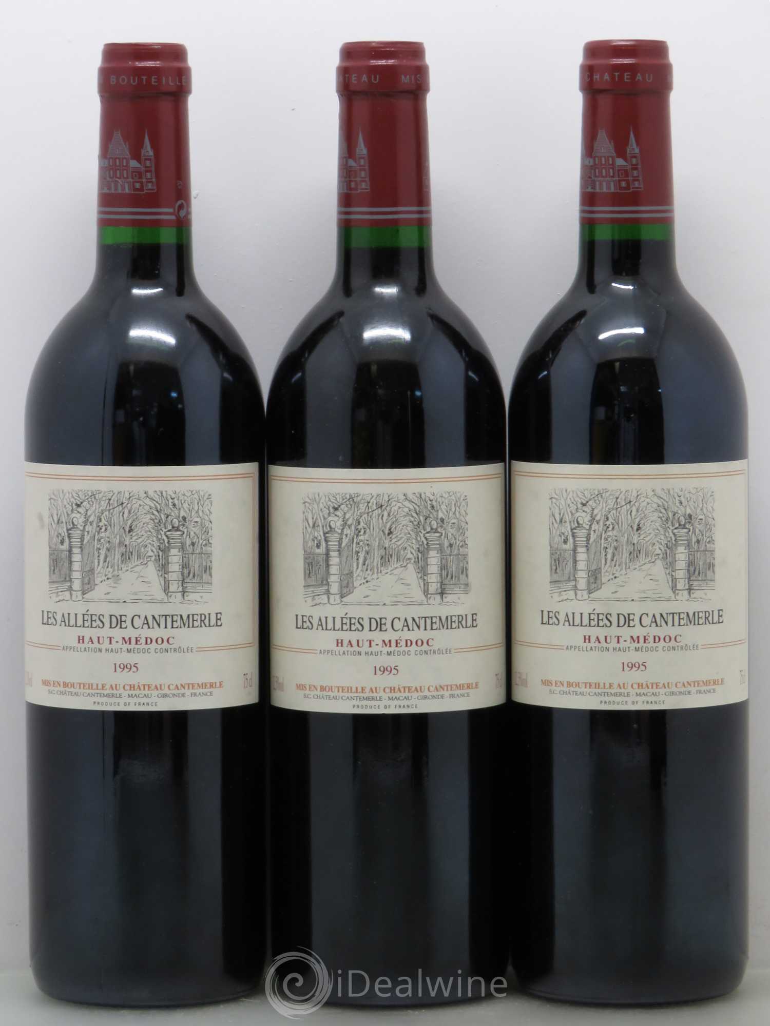 Allées de Cantemerle Second Vin 1995 - Lot de 12 bouteilles - 4