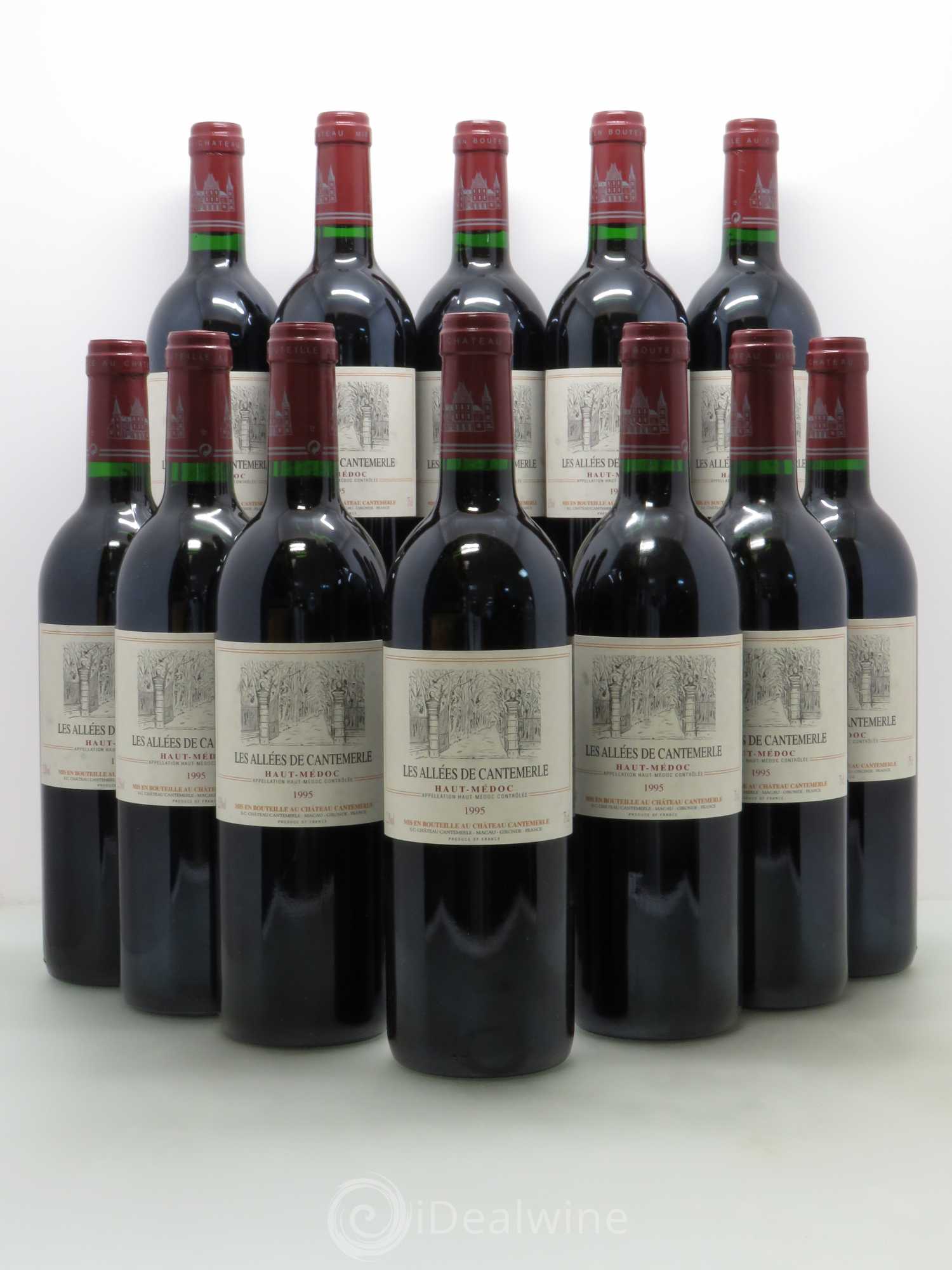 Allées de Cantemerle Second Vin 1995 - Lot de 12 bouteilles - 0