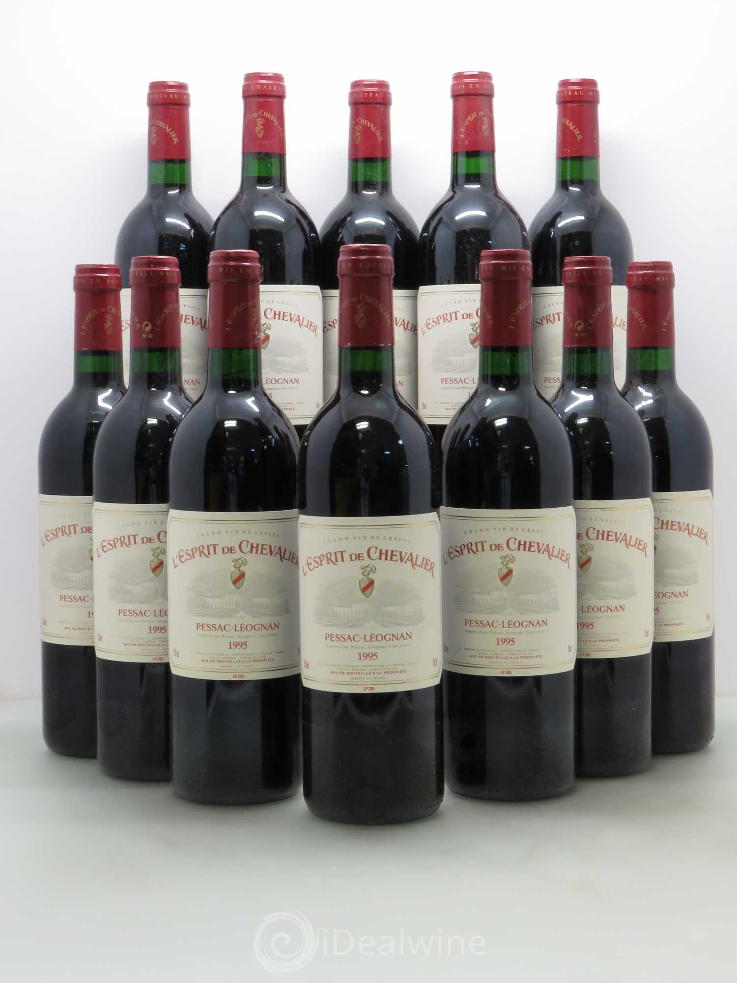 Esprit de Chevalier Second Vin 1995 - Lot de 12 bouteilles - 0