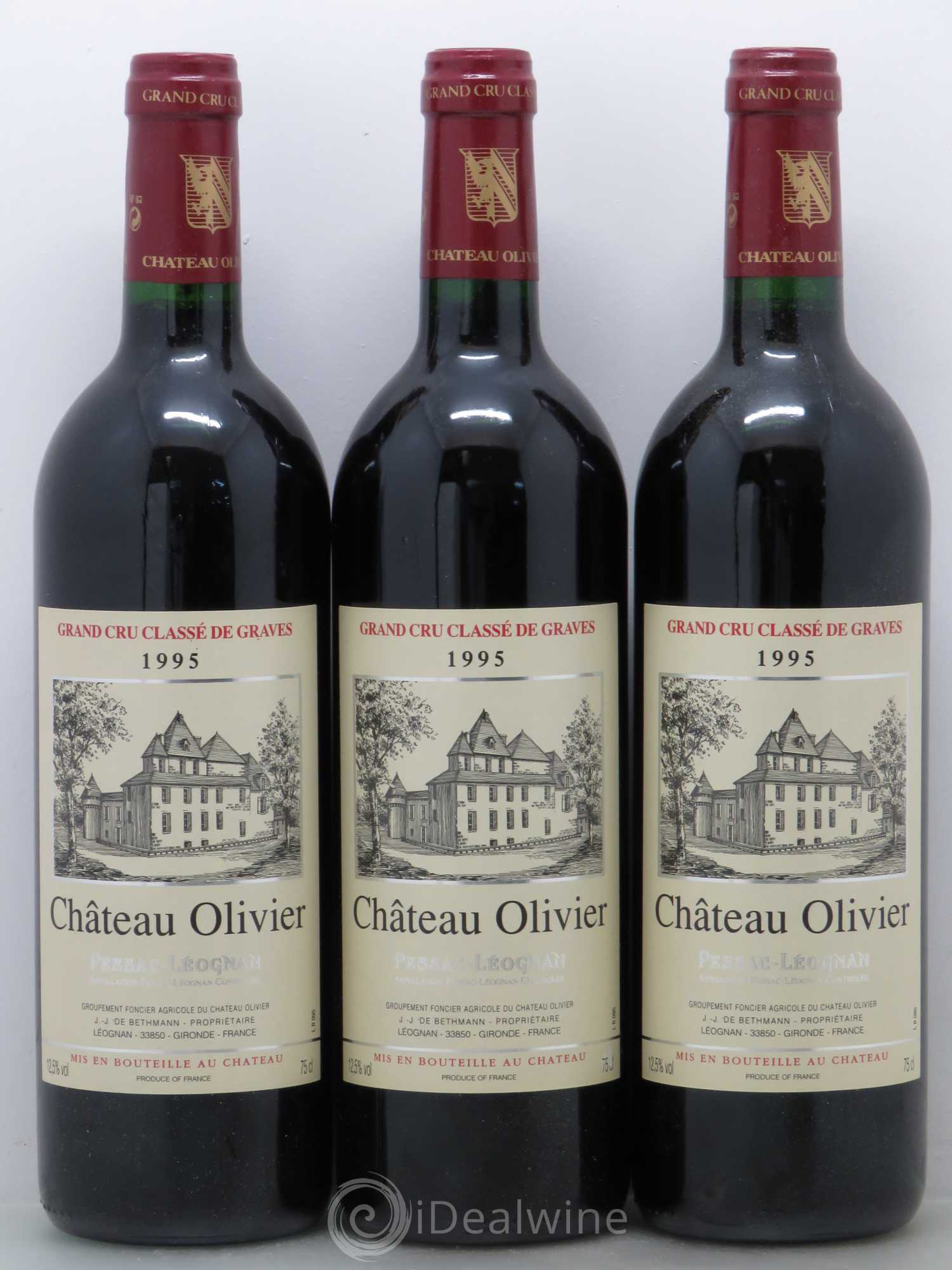 Château Olivier Cru Classé de Graves 1995 - Lot de 12 bouteilles - 4