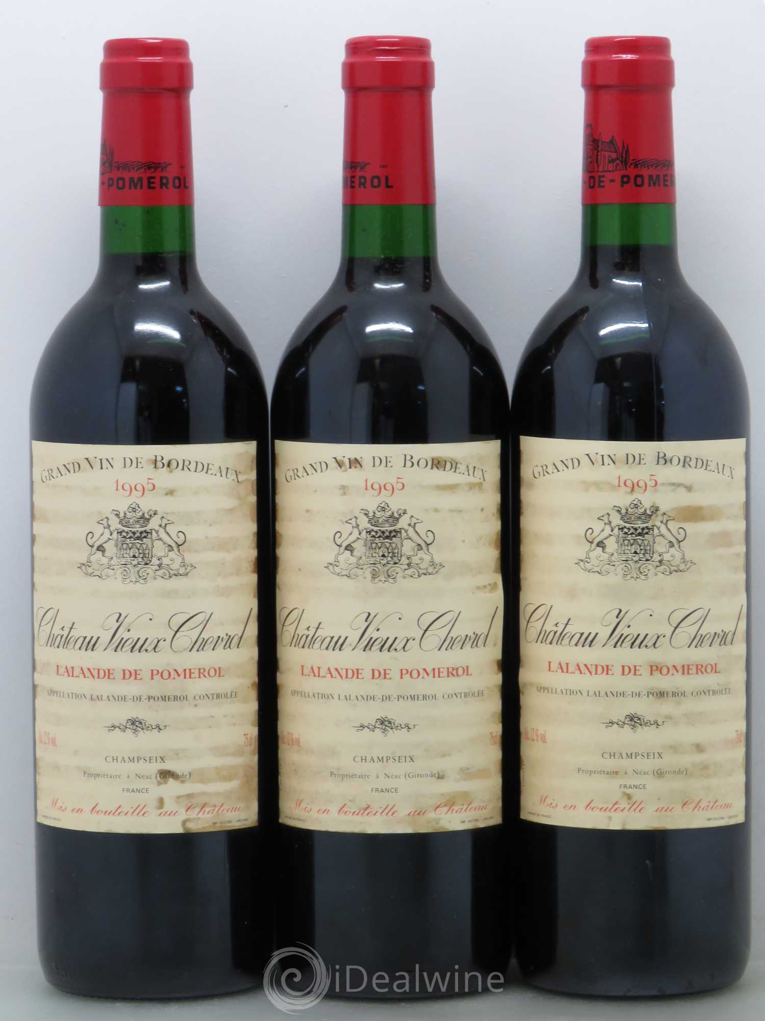 Bordeaux Vieux Chevrol 1995 - Posten von 12 Flaschen - 4