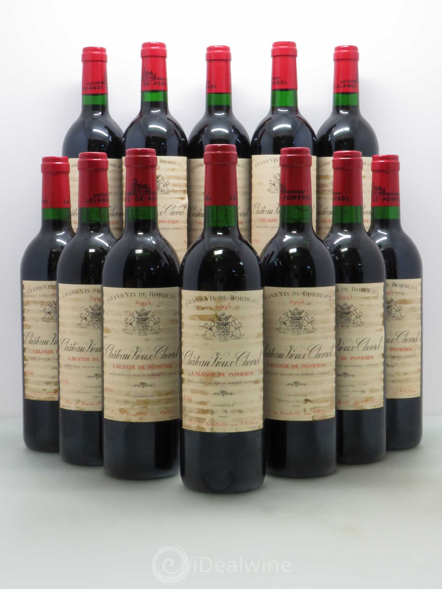 Bordeaux Vieux Chevrol 1995 - Posten von 12 Flaschen - 0