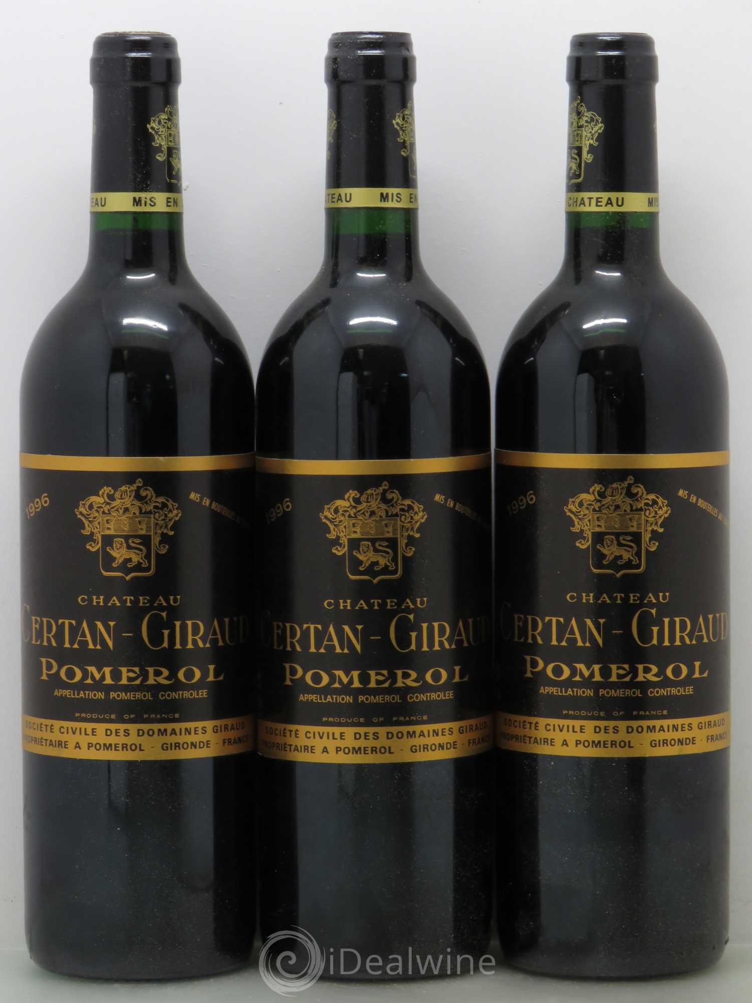 Château Certan Giraud 1996 - Lot de 12 bouteilles - 1