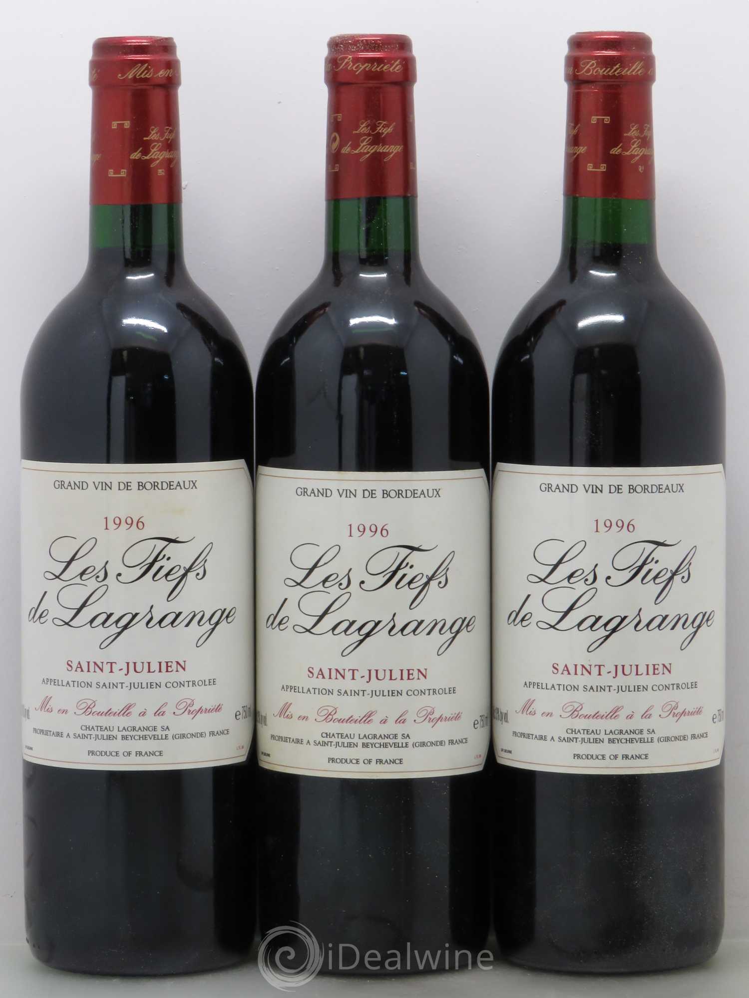 Les Fiefs de Lagrange Second Vin 1996 - Lot de 12 bouteilles - 3