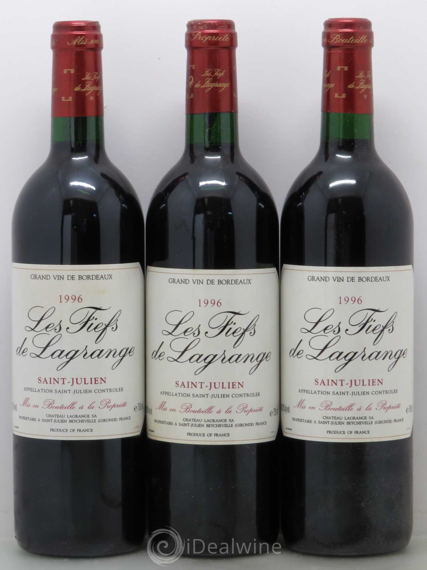Les Fiefs de Lagrange Second Vin 1996 - Lot de 12 bouteilles - 4
