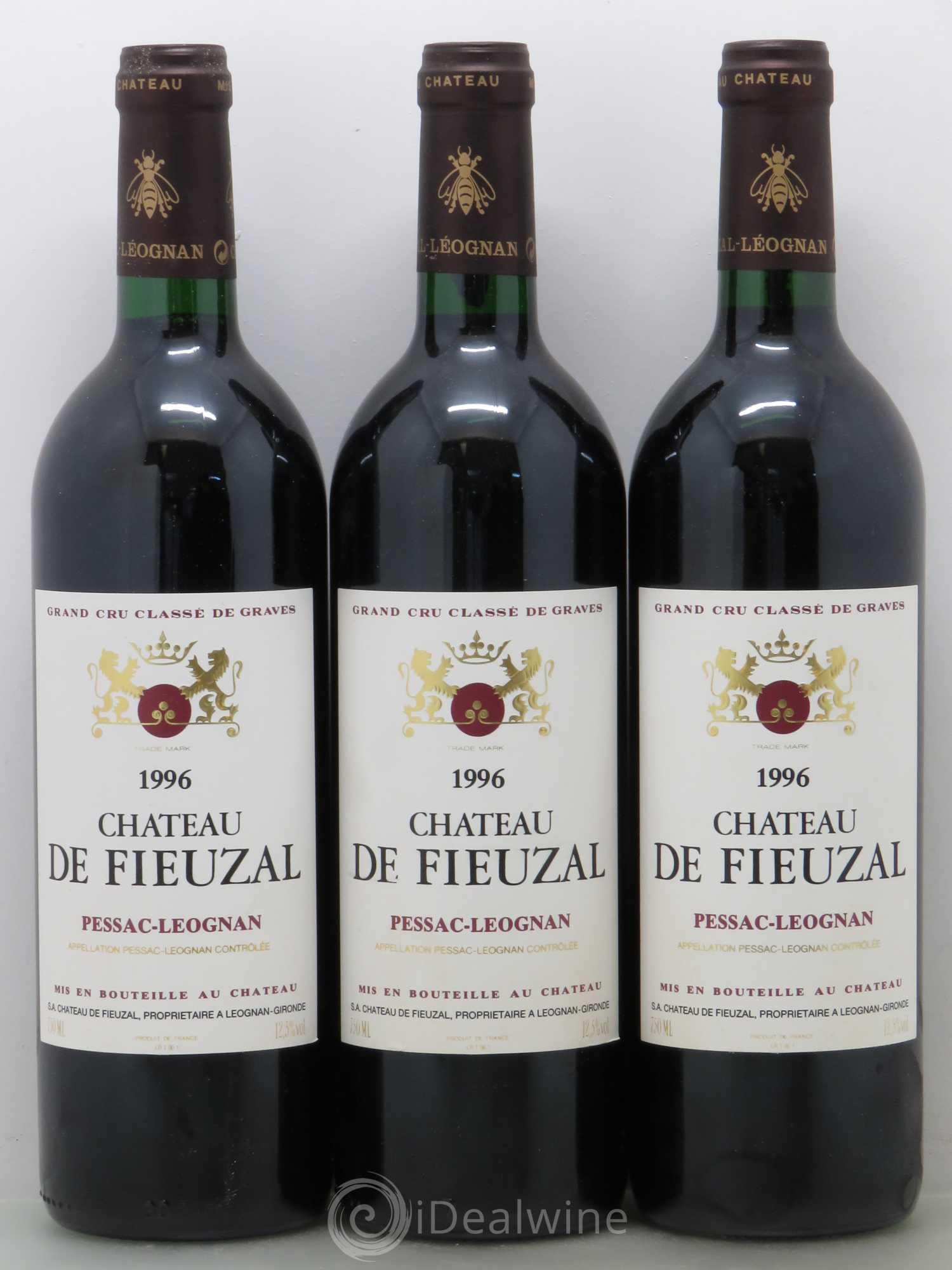 Château de Fieuzal Cru Classé de Graves 1996 - Lot de 6 bouteilles - 1