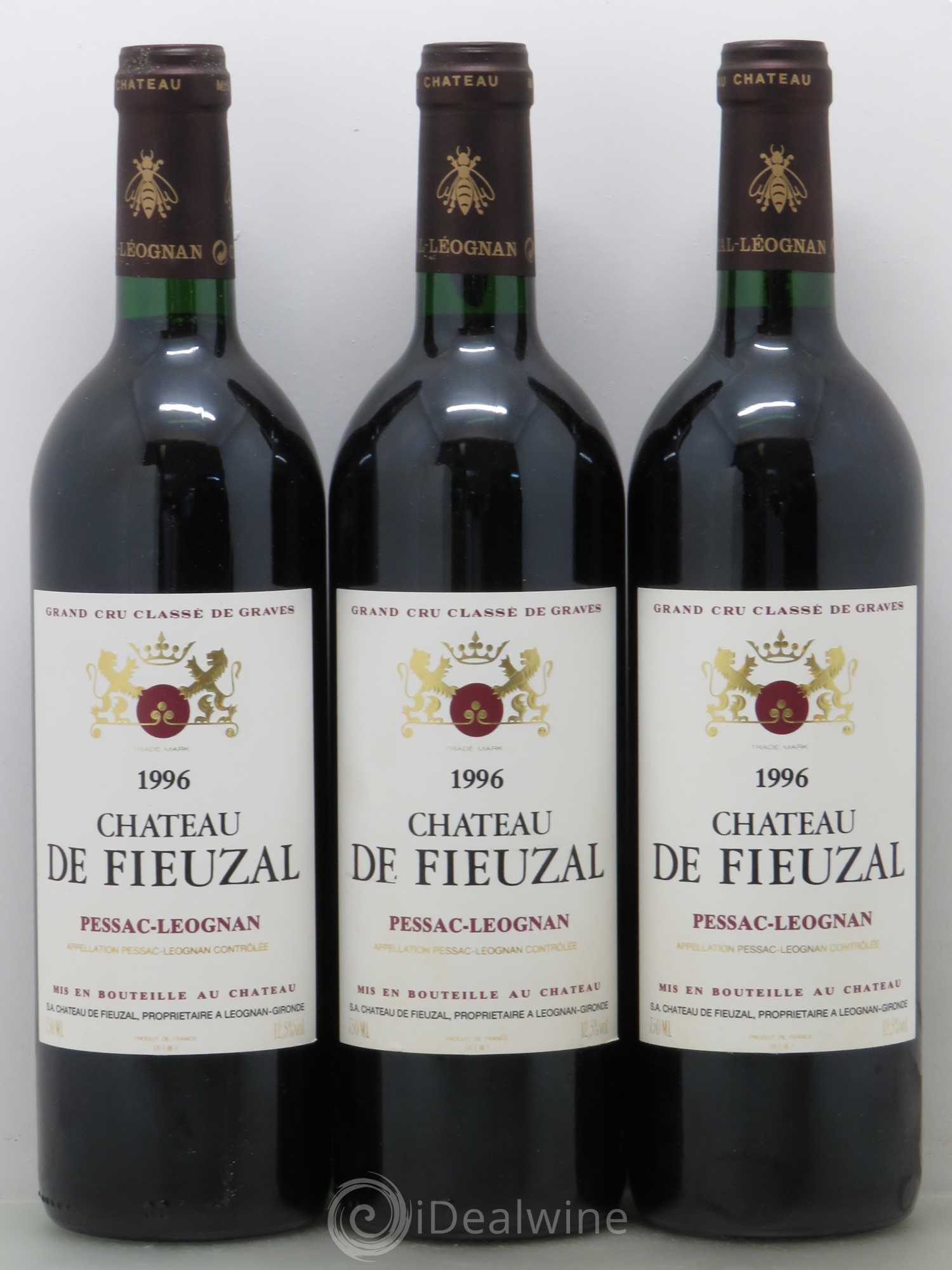 Château de Fieuzal Cru Classé de Graves 1996 - Lot de 6 bouteilles - 2