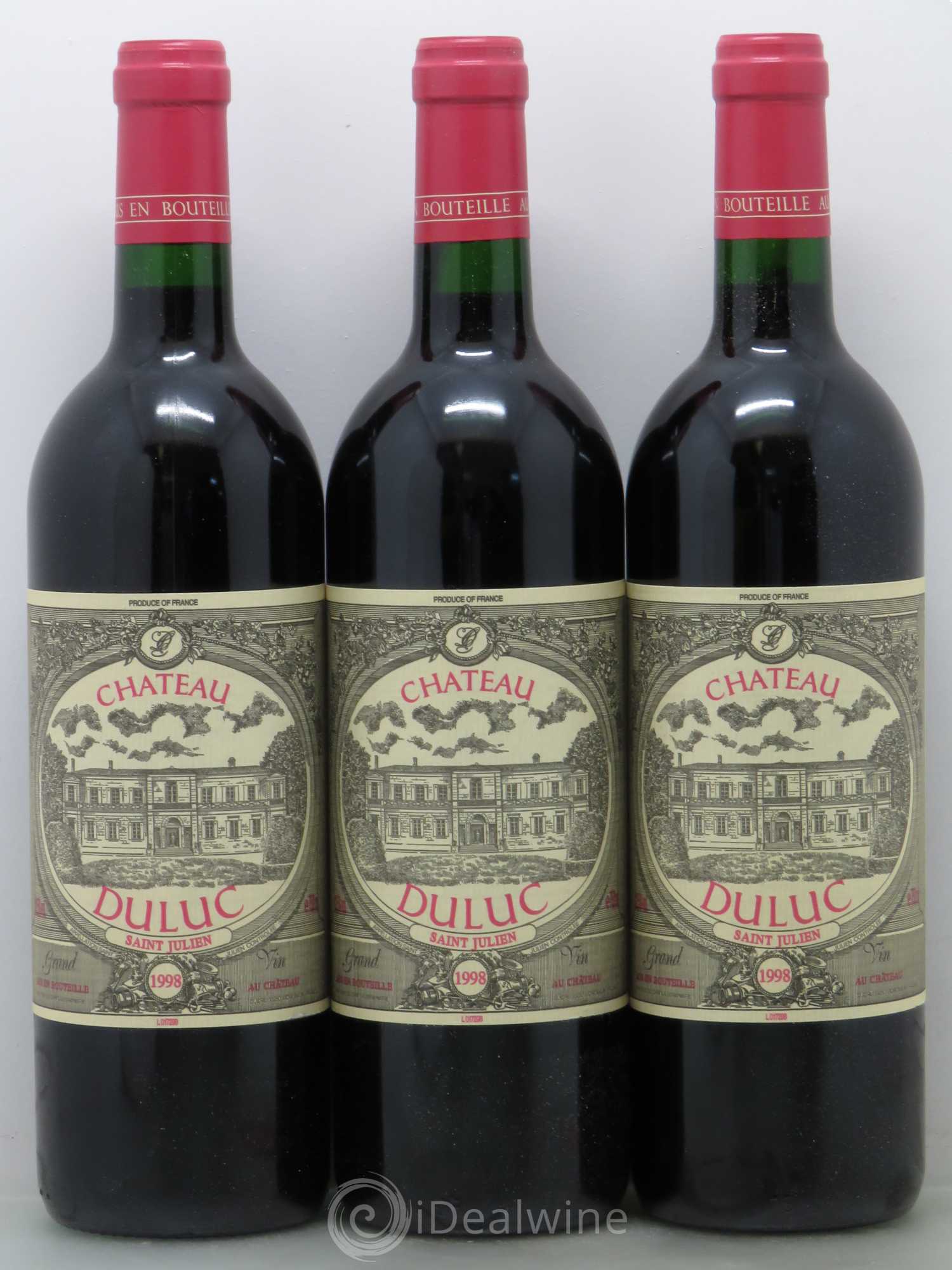 Duluc de Branaire Second Vin 1998 - Lot de 12 bouteilles - 1