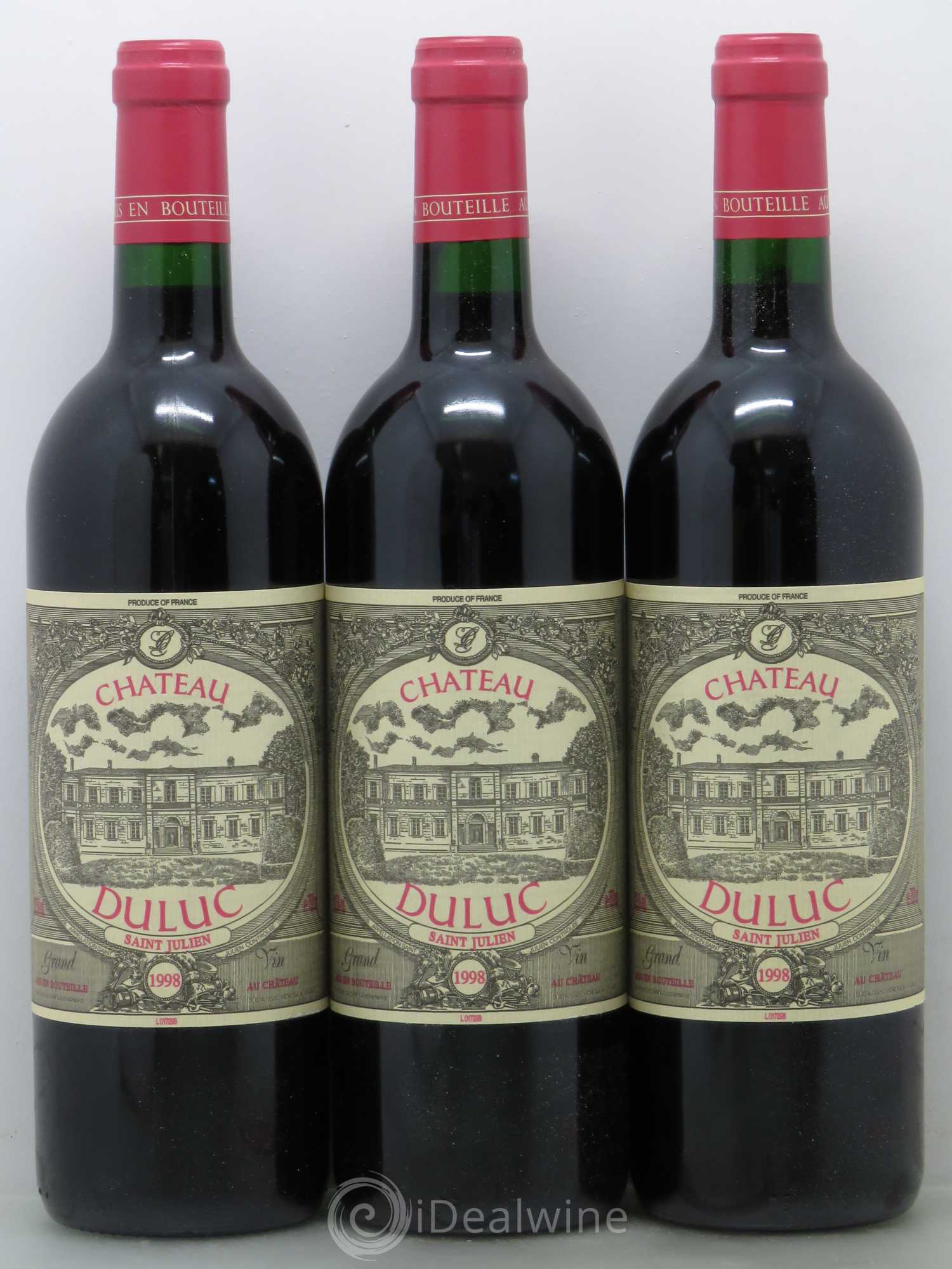Duluc de Branaire Second Vin 1998 - Lot de 12 bouteilles - 2