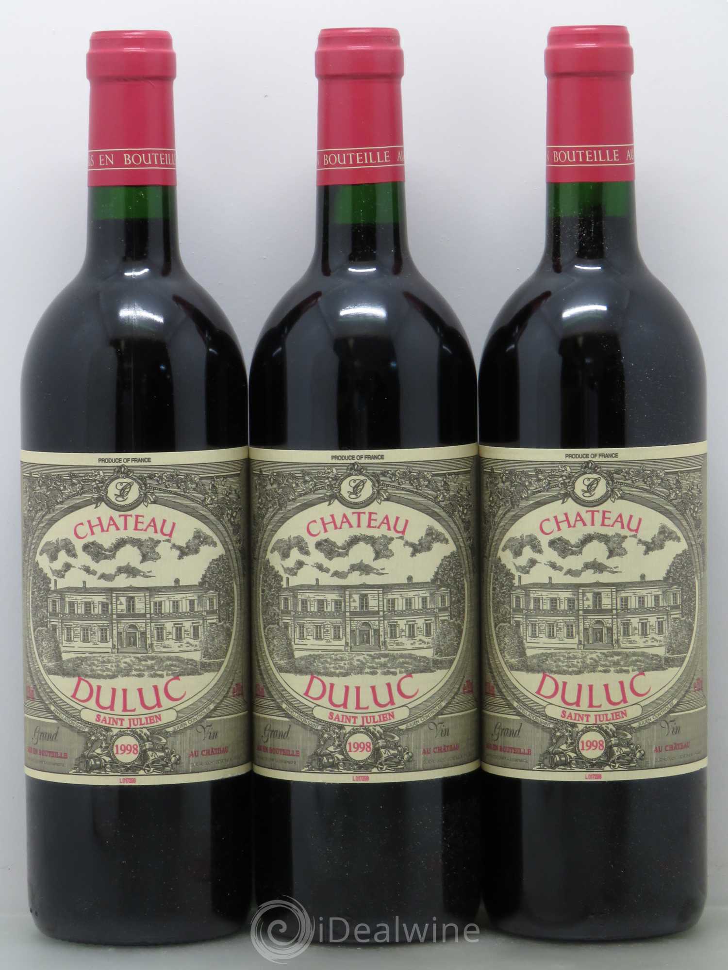 Duluc de Branaire Second Vin 1998 - Lot de 12 bouteilles - 3
