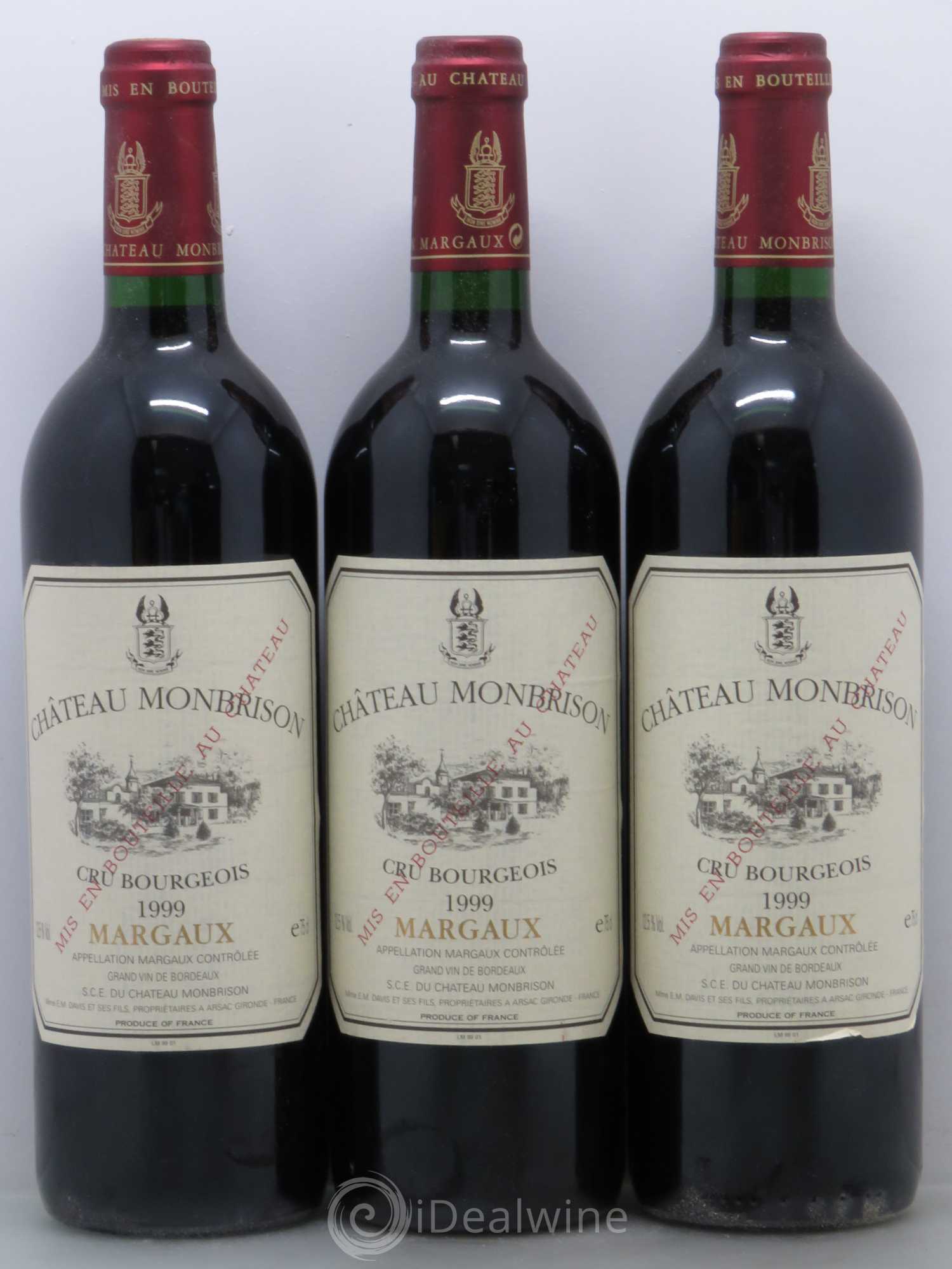 Château Monbrison 1999 - Lot de 12 bouteilles - 2