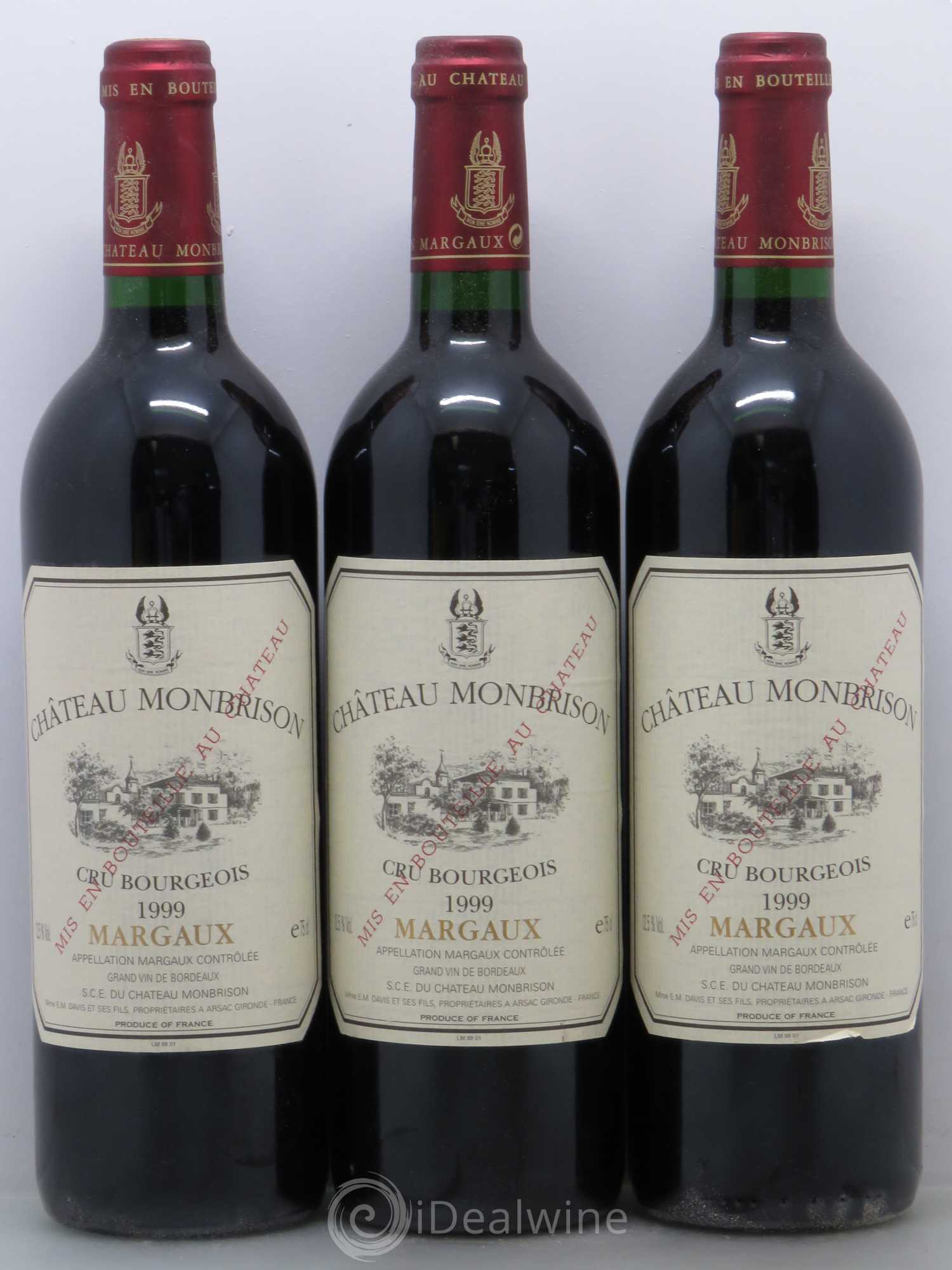 Château Monbrison 1999 - Lot de 12 bouteilles - 3