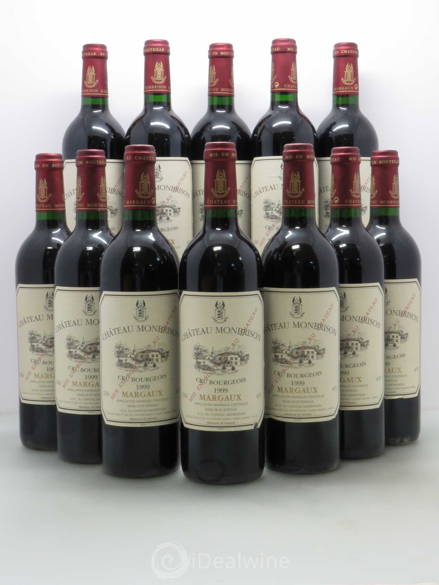 Château Monbrison 1999 - Lot de 12 bouteilles - 0
