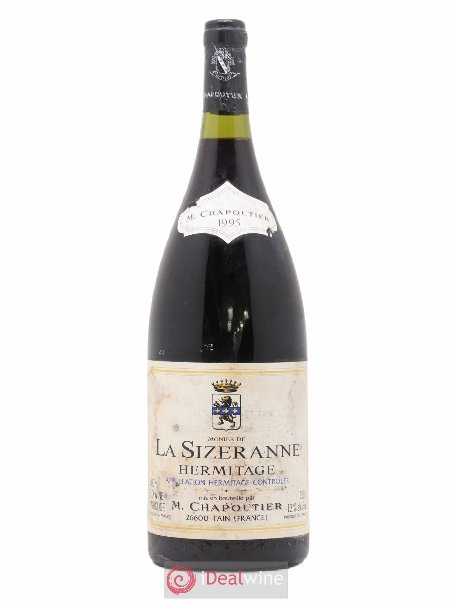 Hermitage Monier de La Sizeranne Chapoutier 1995 - Lot de 1 magnum - 0