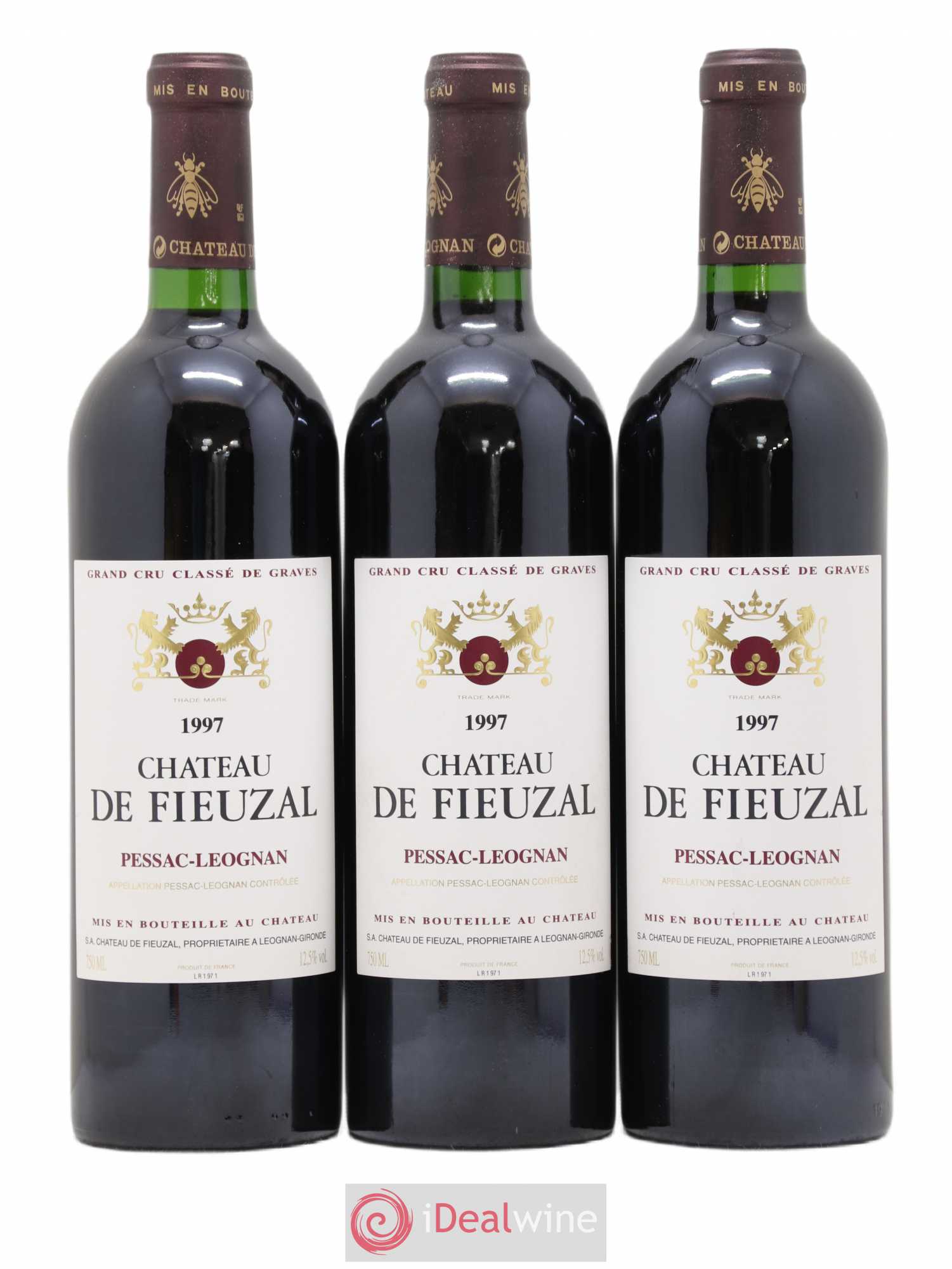 Château de Fieuzal Cru Classé de Graves 1997 - Lot de 12 bouteilles - 2