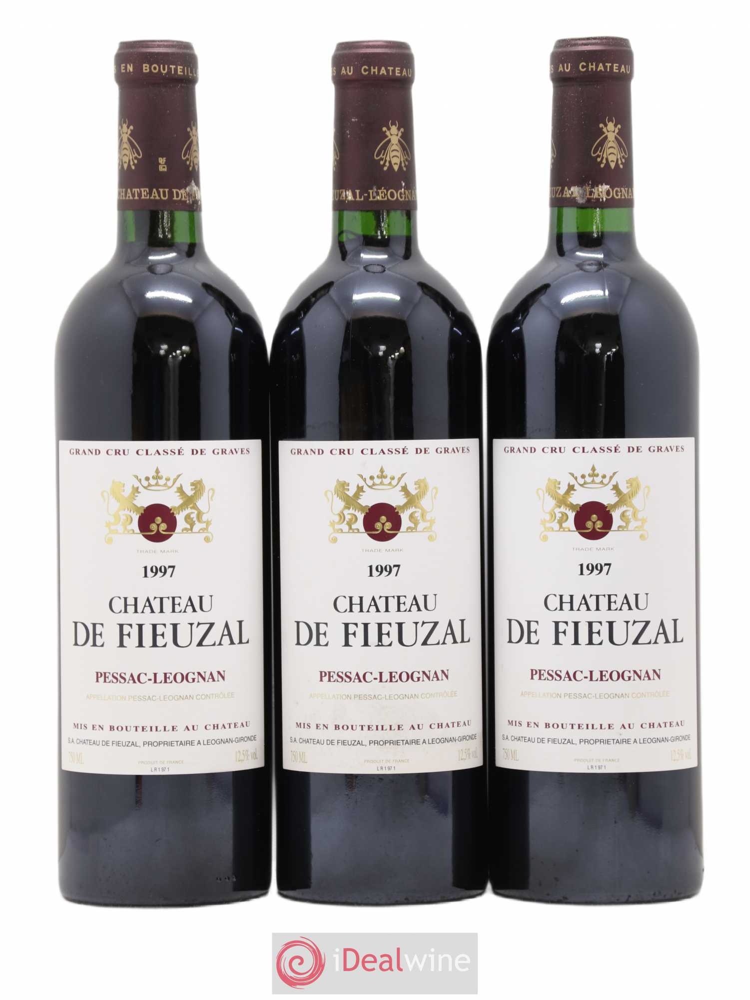 Château de Fieuzal Cru Classé de Graves 1997 - Lot de 12 bouteilles - 3