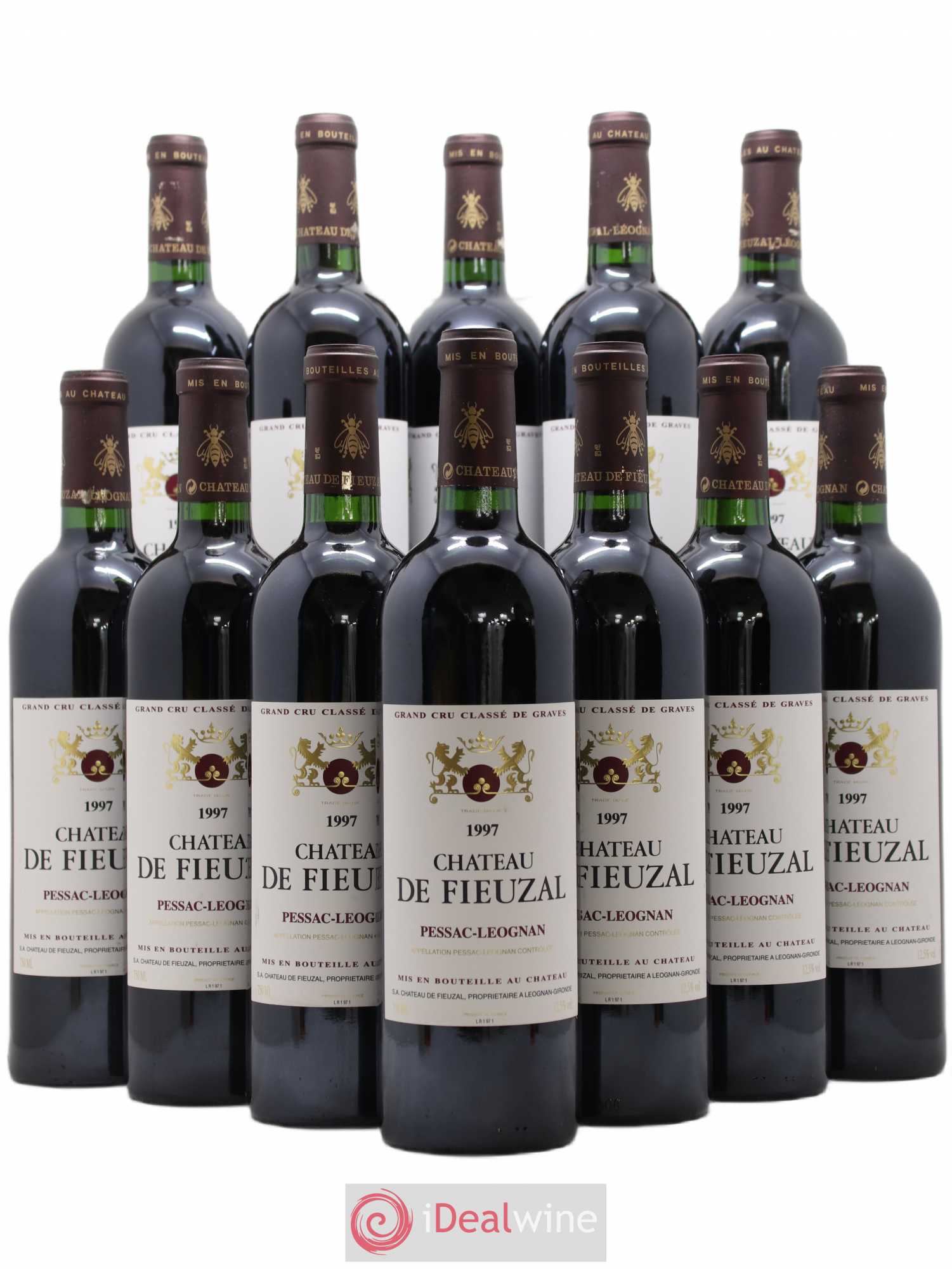 Château de Fieuzal Cru Classé de Graves 1997 - Lot de 12 bouteilles - 0