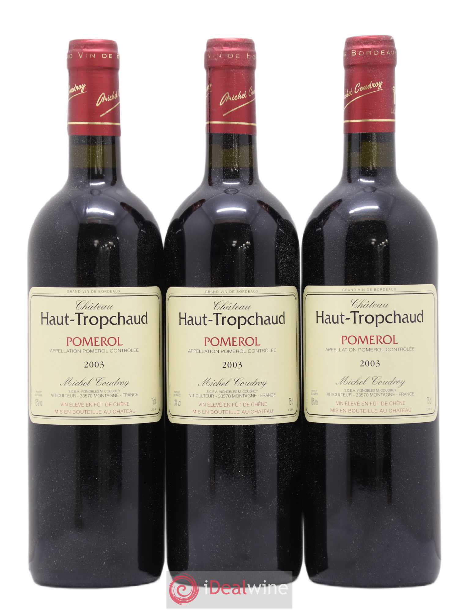Château Haut Tropchaud 2003 - Lot de 12 bouteilles - 1