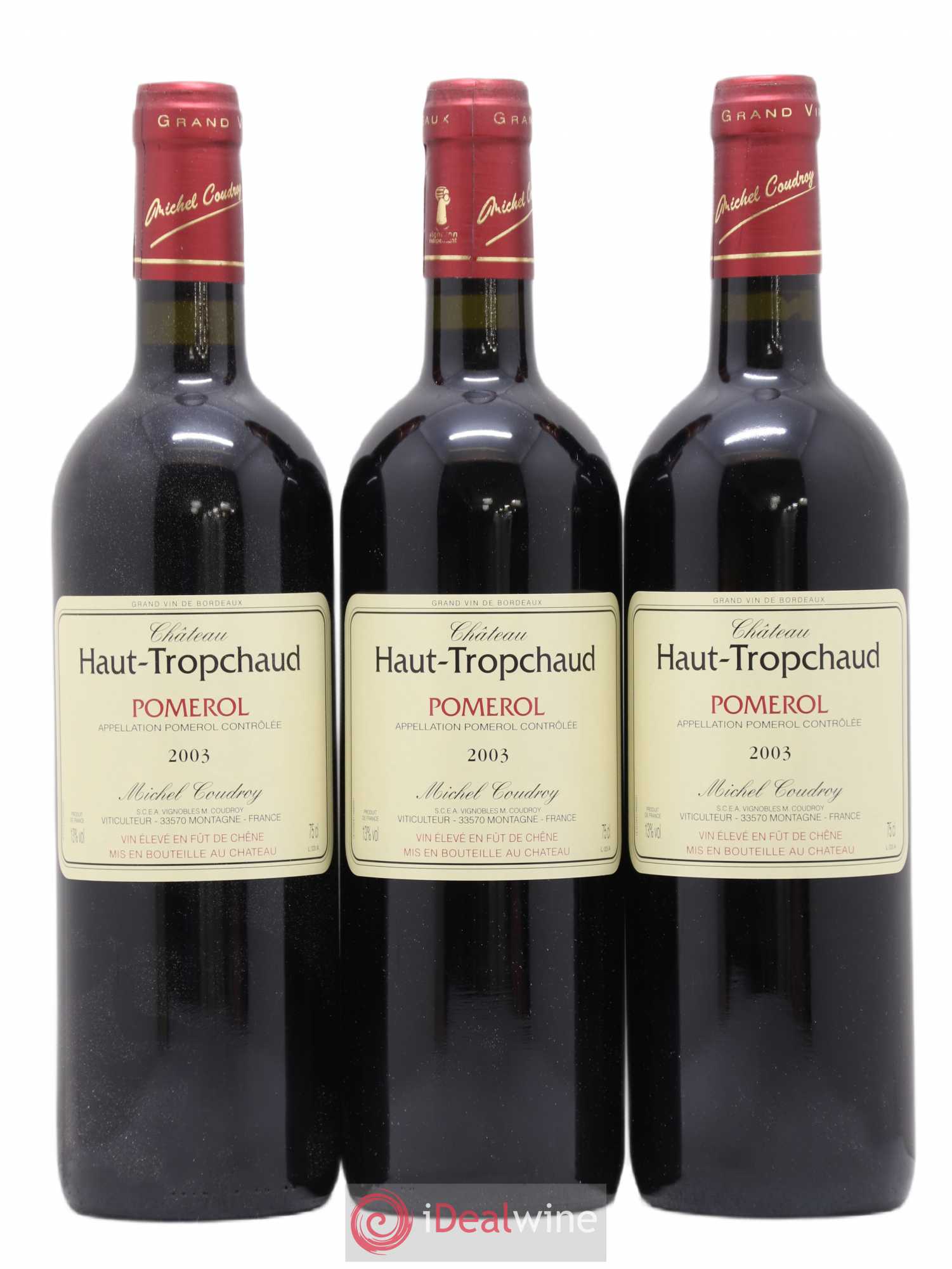 Château Haut Tropchaud 2003 - Lot de 12 bouteilles - 3